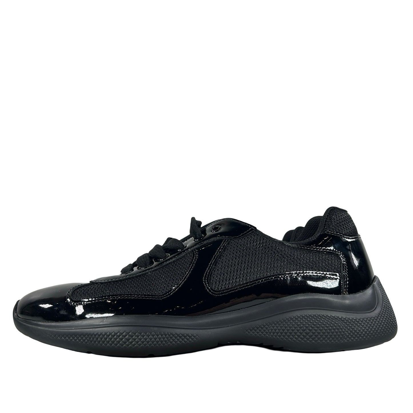 Prada America's Cup Black Patent [USED] - 8 UK (US 9) (Used) (No Box)