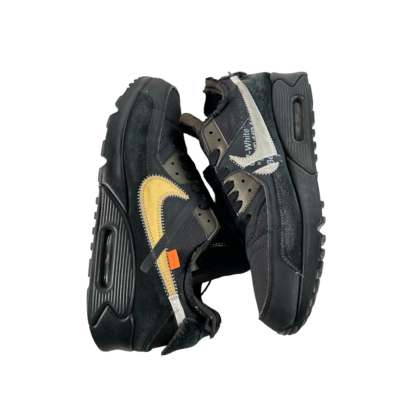 AA7293 001 Air Max 90 Off-White Black [USED] - 9.5 M (Used)