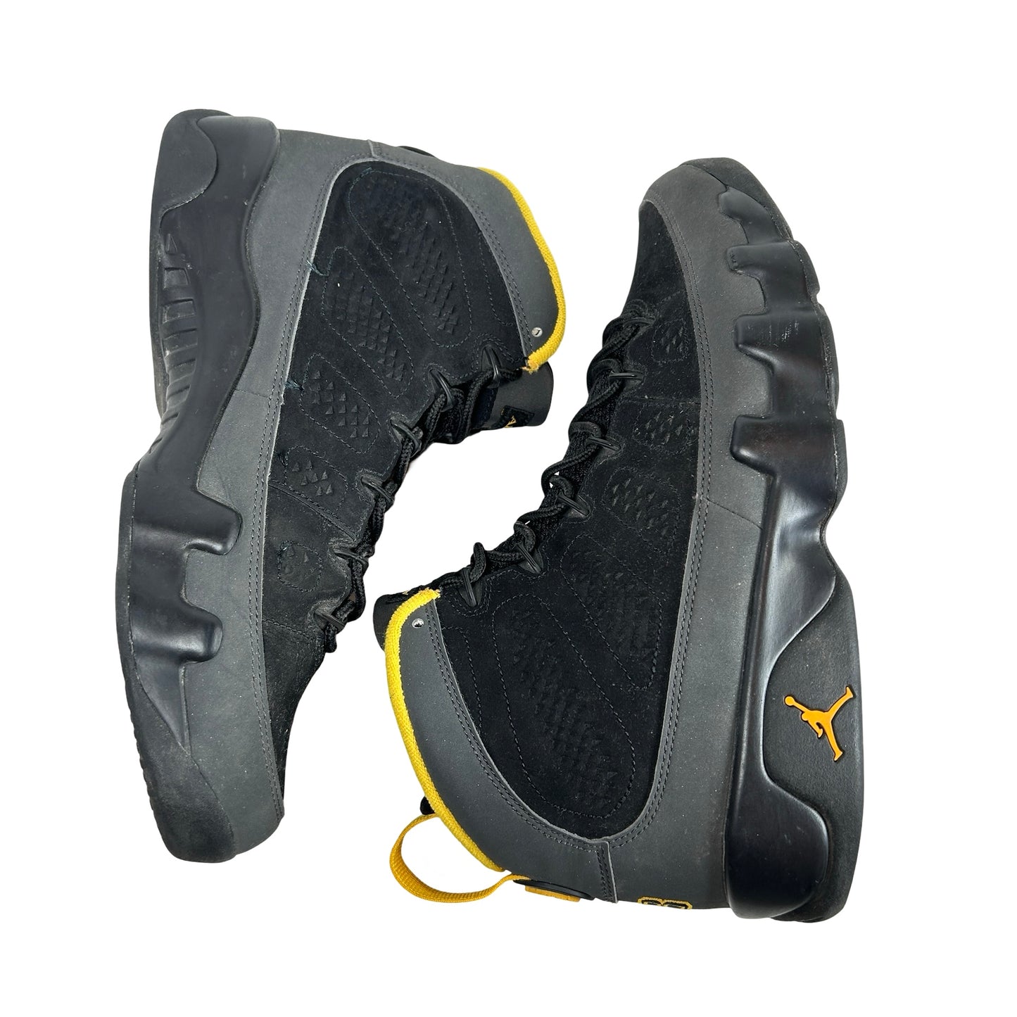 CT8019 070 Jordan 9 Retro Dark Charcoal University Gold [USED] - 9.5 M (Used) (No Box)