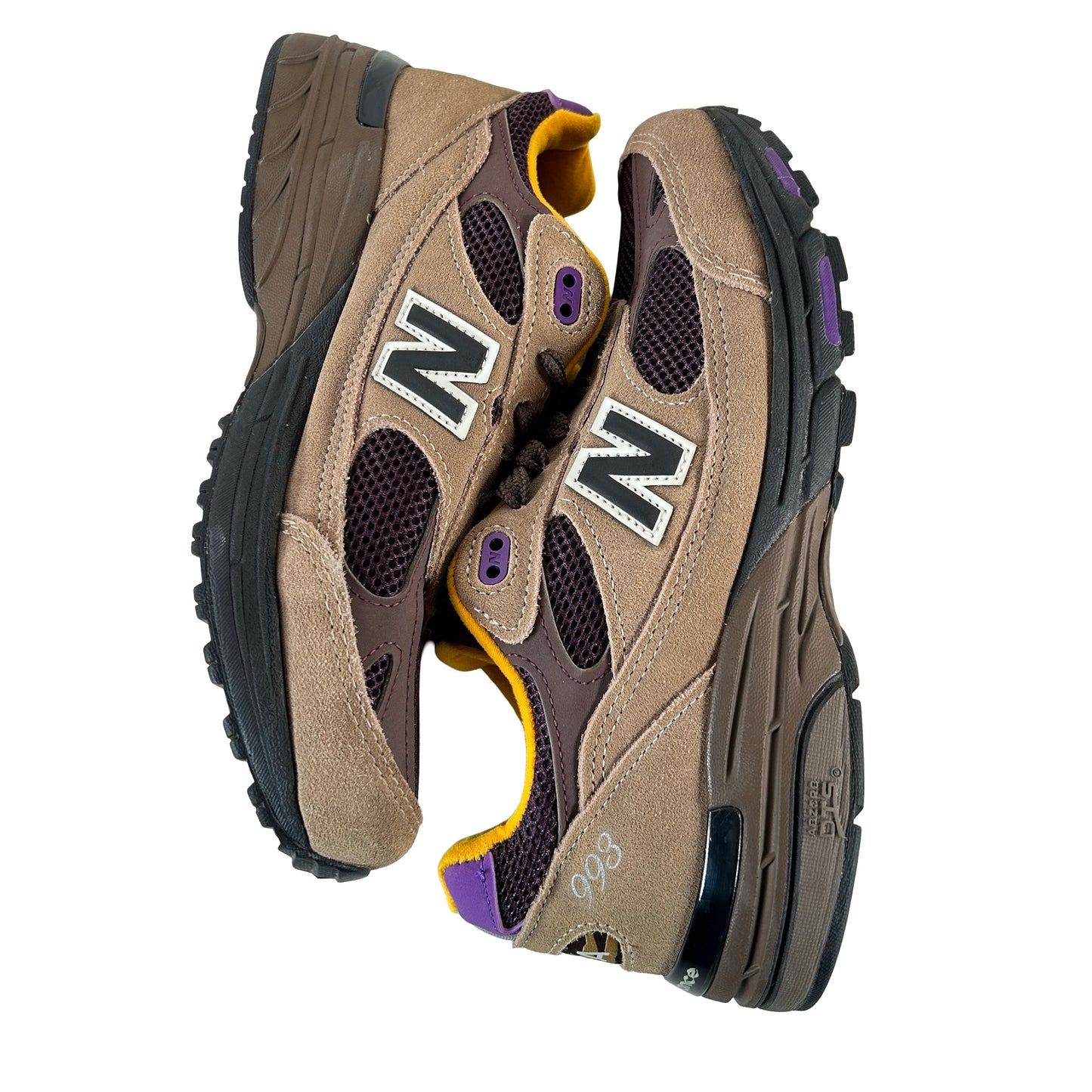 U993MU New Balance 993 MiUSA Mushroom Midnight Violet [USED] - 7.5 M (Used)