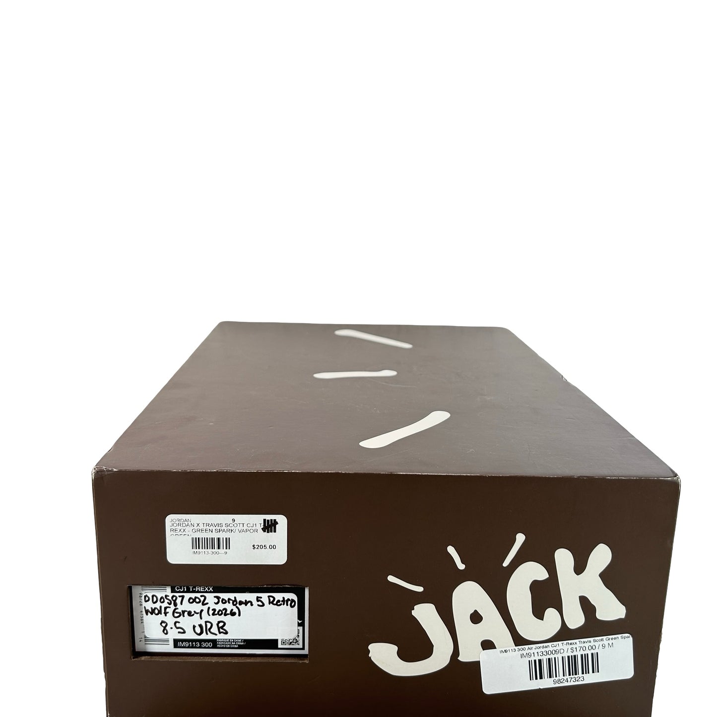 DD0587 002 Jordan 5 Retro Wolf Grey (2026) [USED] - 8.5 M (Used) (Replace Box)