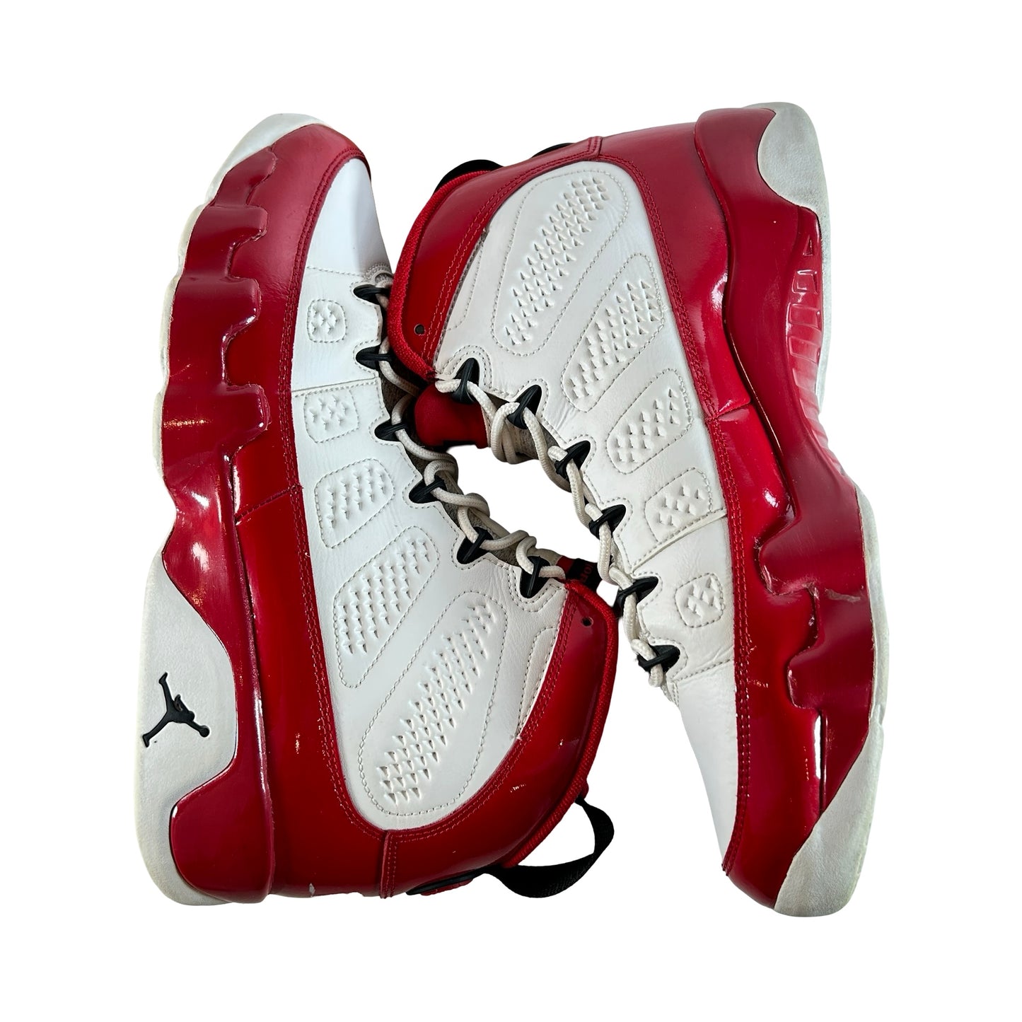 302370 160 Jordan 9 Retro White Gym Red [USED] - 11 M (Used) (Replace Box)