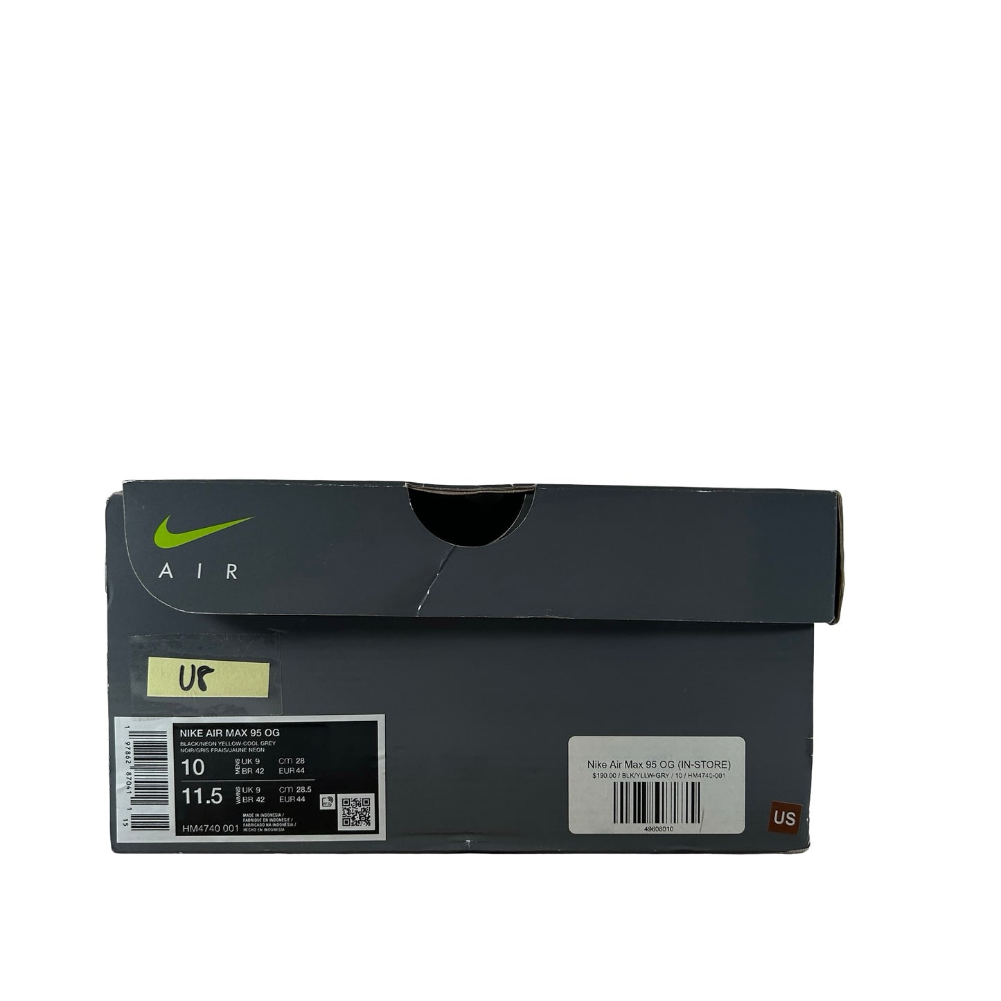 HM4740 001 Nike Air Max 95 OG Big Bubble Neon (2025) [USED] - 10 M (Used8)