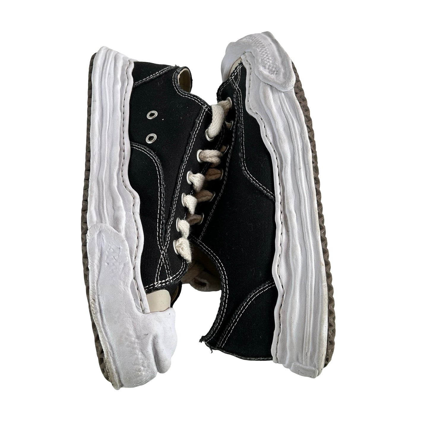 A01FW702 Maison Mihara Yasuhiro Hank OG Sole Canvas Low Black [USED] - 12 M (Used)