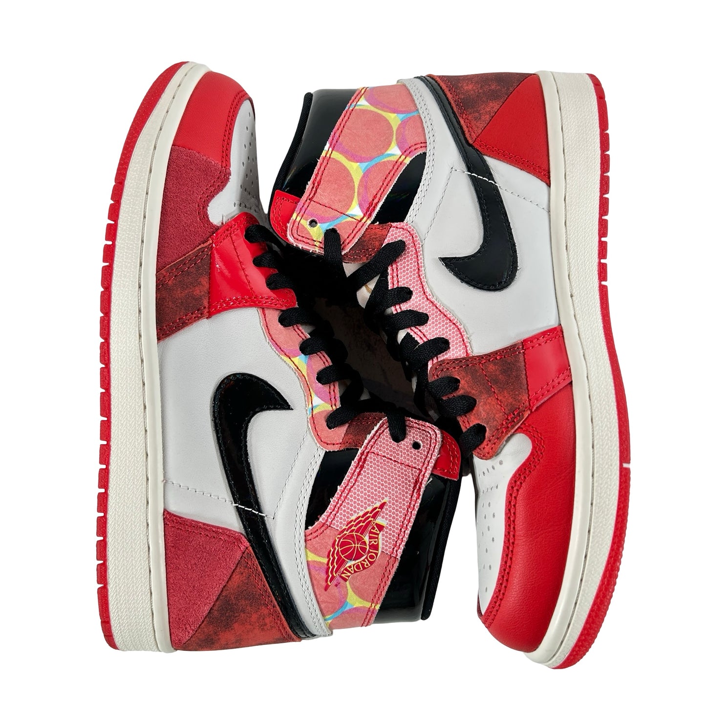 DV1748 601 Jordan 1 Retro High OG Spider-Man Across the Spider-Verse [USED] - 8 M (Used)