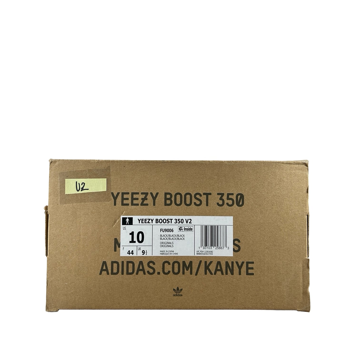 FU9006 adidas Yeezy Boost 350 V2 Black (Non-Reflective) [USED] - 10 M (Used2)