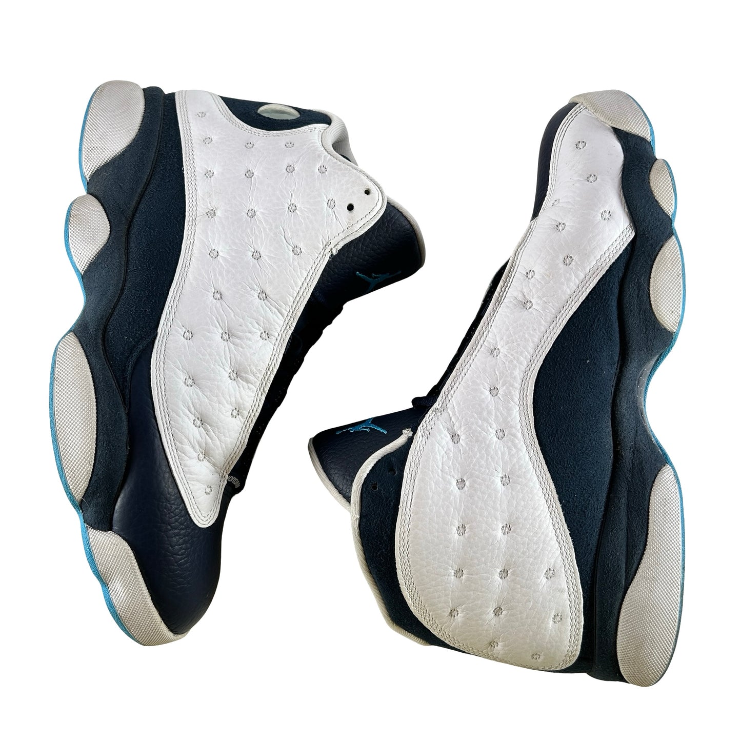 414571 144 Jordan 13 Retro Obsidian Powder Blue White [USED] - 10.5 M (Used)