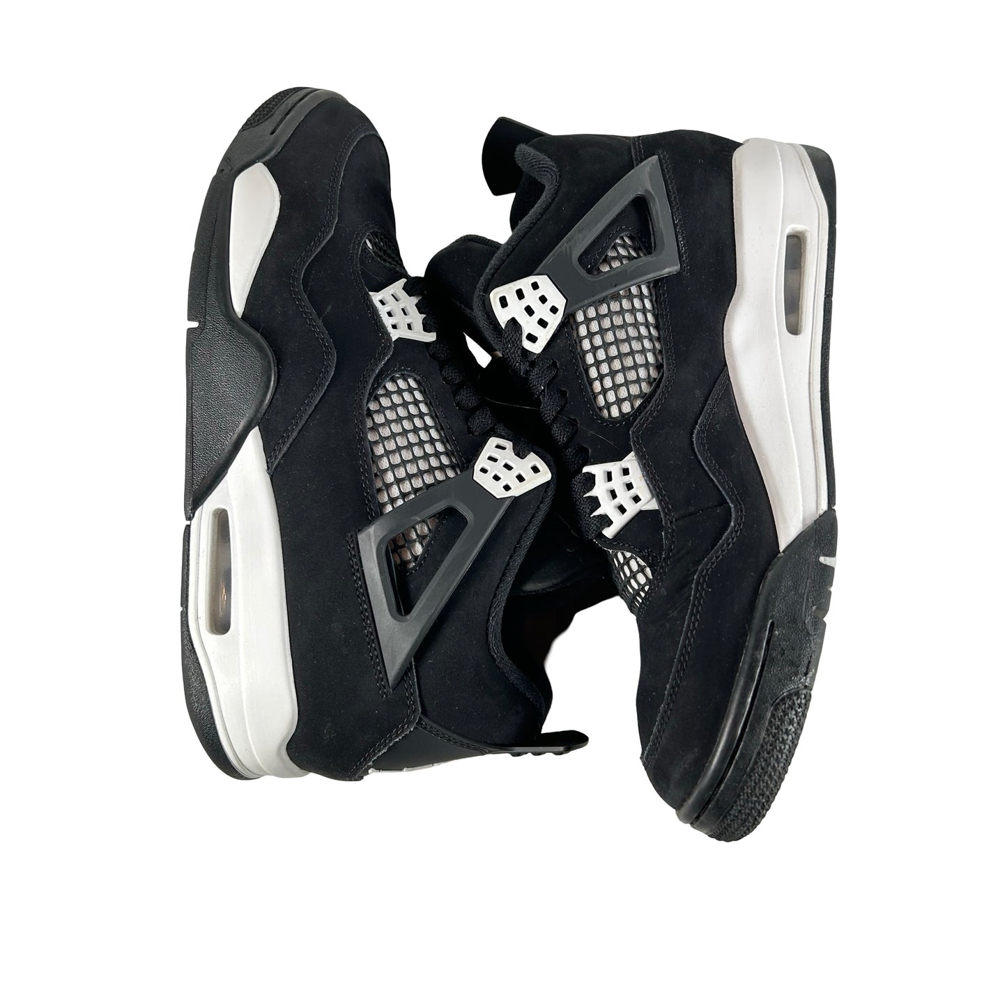 FQ8138 001  Jordan 4 Retro White Thunder [USED] - 9.5 M (Used12)