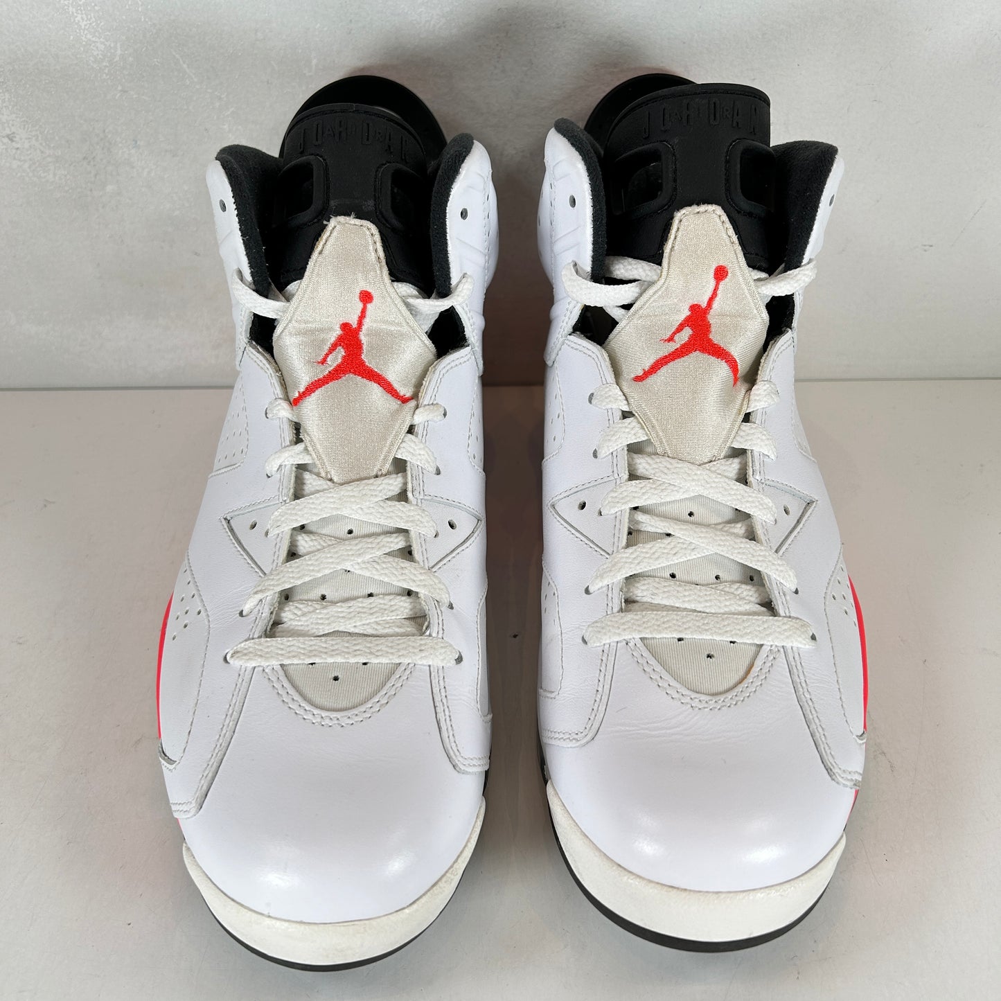 384664 123 Jordan 6 Retro Infrared White (2014) [USED] - 9.5 M (Used)