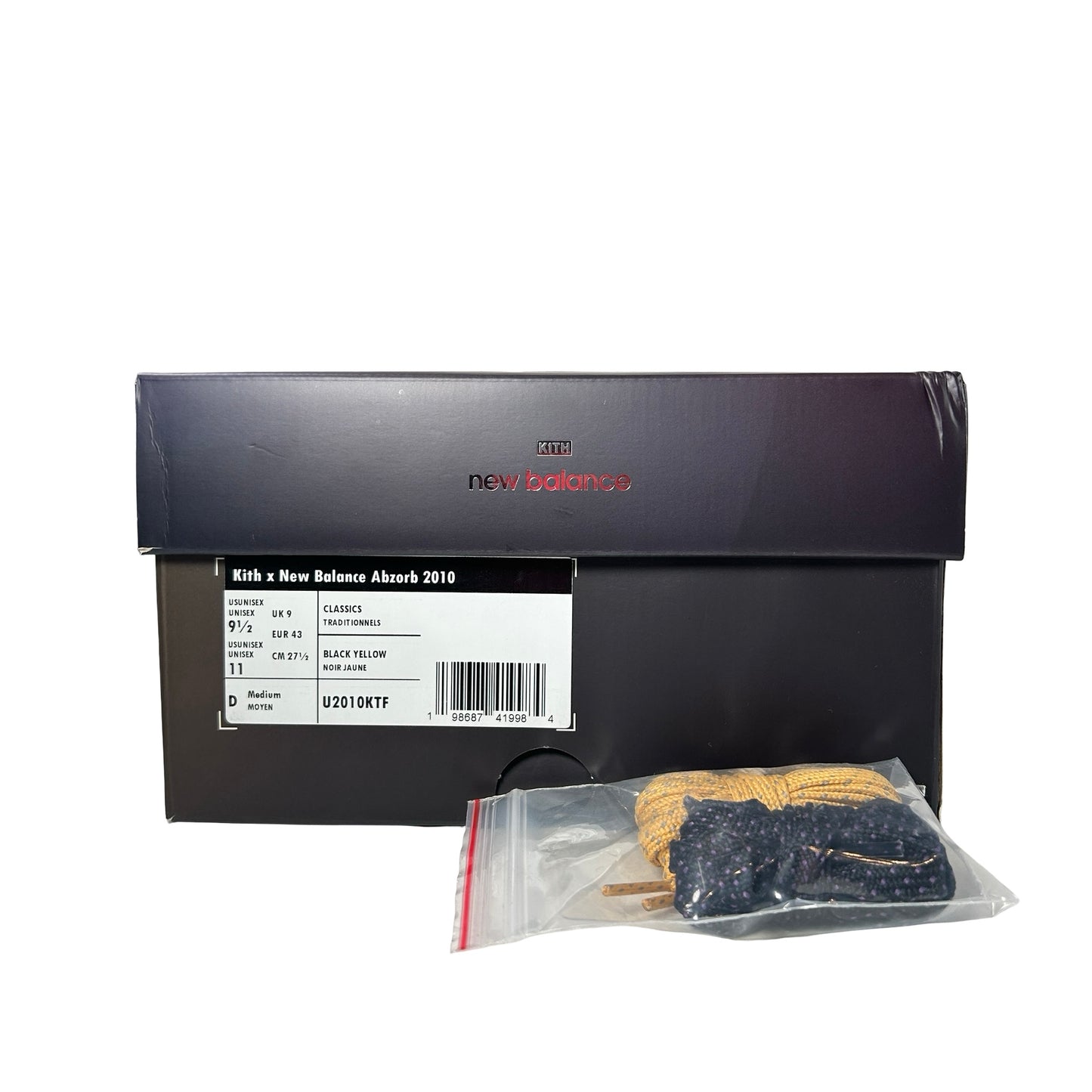 U2010KTF New Balance 2010 Kith Black Multi [USED] - 9.5 M (Used)