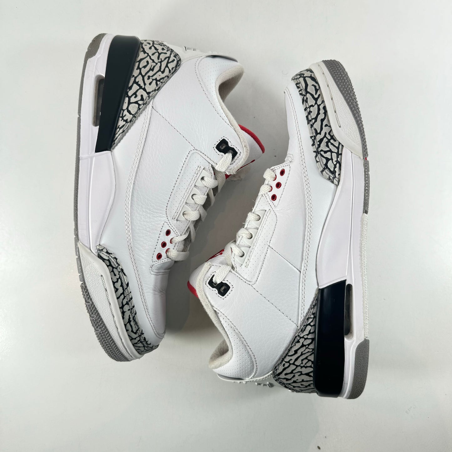 580775 160 Jordan 3 Retro White Cement '88 Dunk Contest (2013) - 8 M (Used)