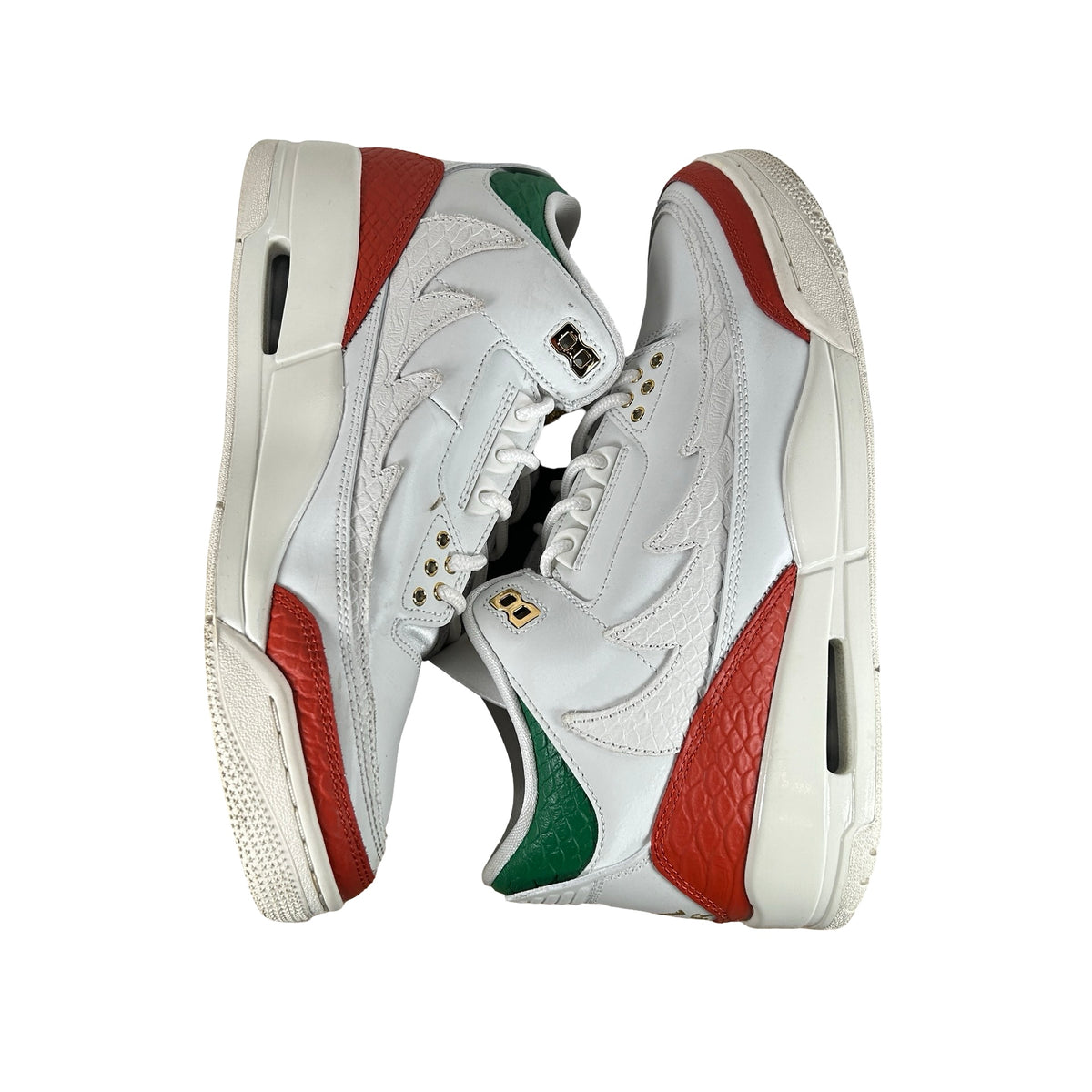 IO1752 100 Jordan 3 Retro El Vuelo Summit White [USED] - 8.5 M (Used) (No Box)