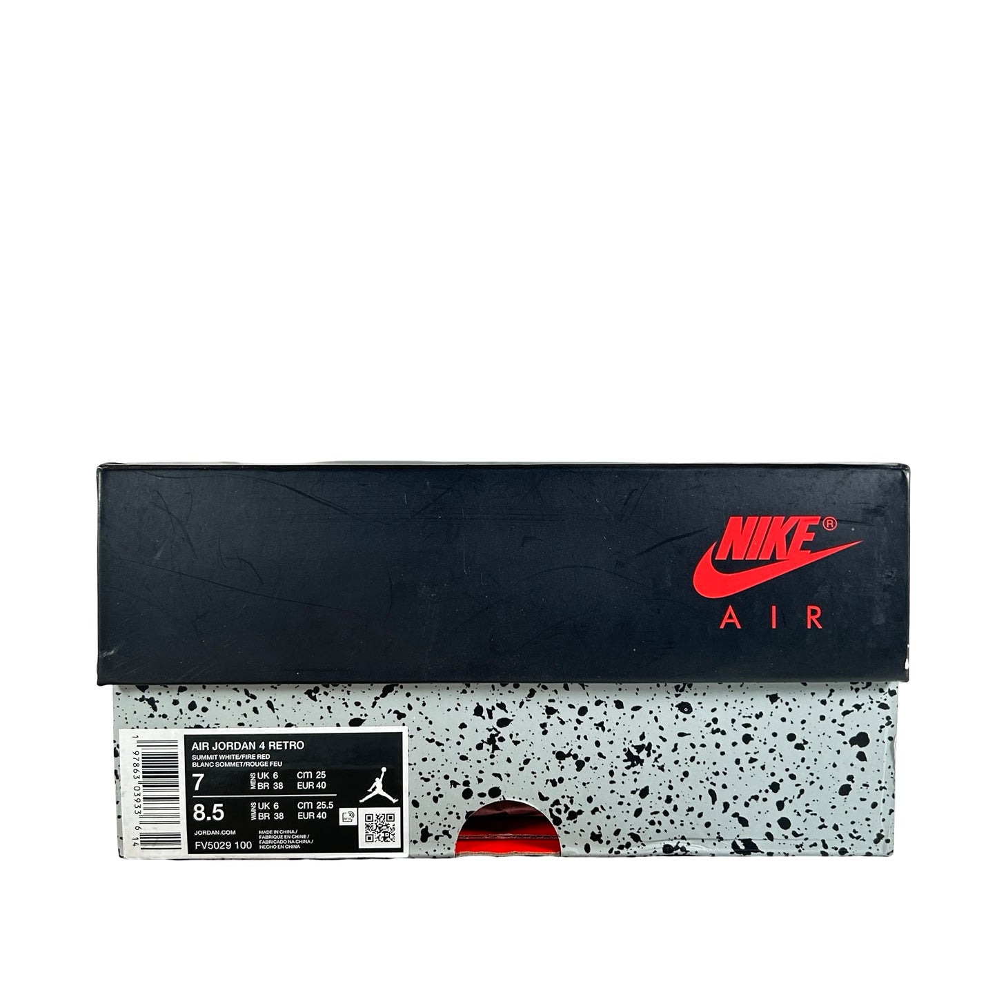 FV5029 100 Jordan 4 Retro White Cement (2025) [USED] - 7 M (Used)