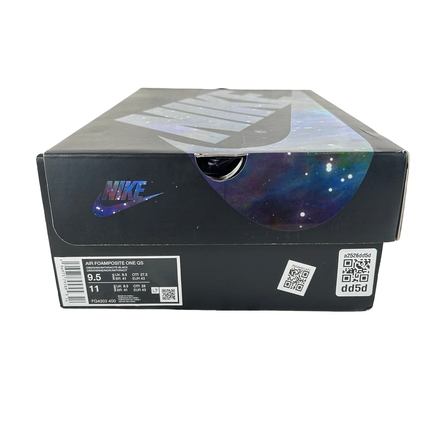 FQ4303 400 Nike Air Foamposite One Galaxy (2025) [USED] - 9.5 M (Used)