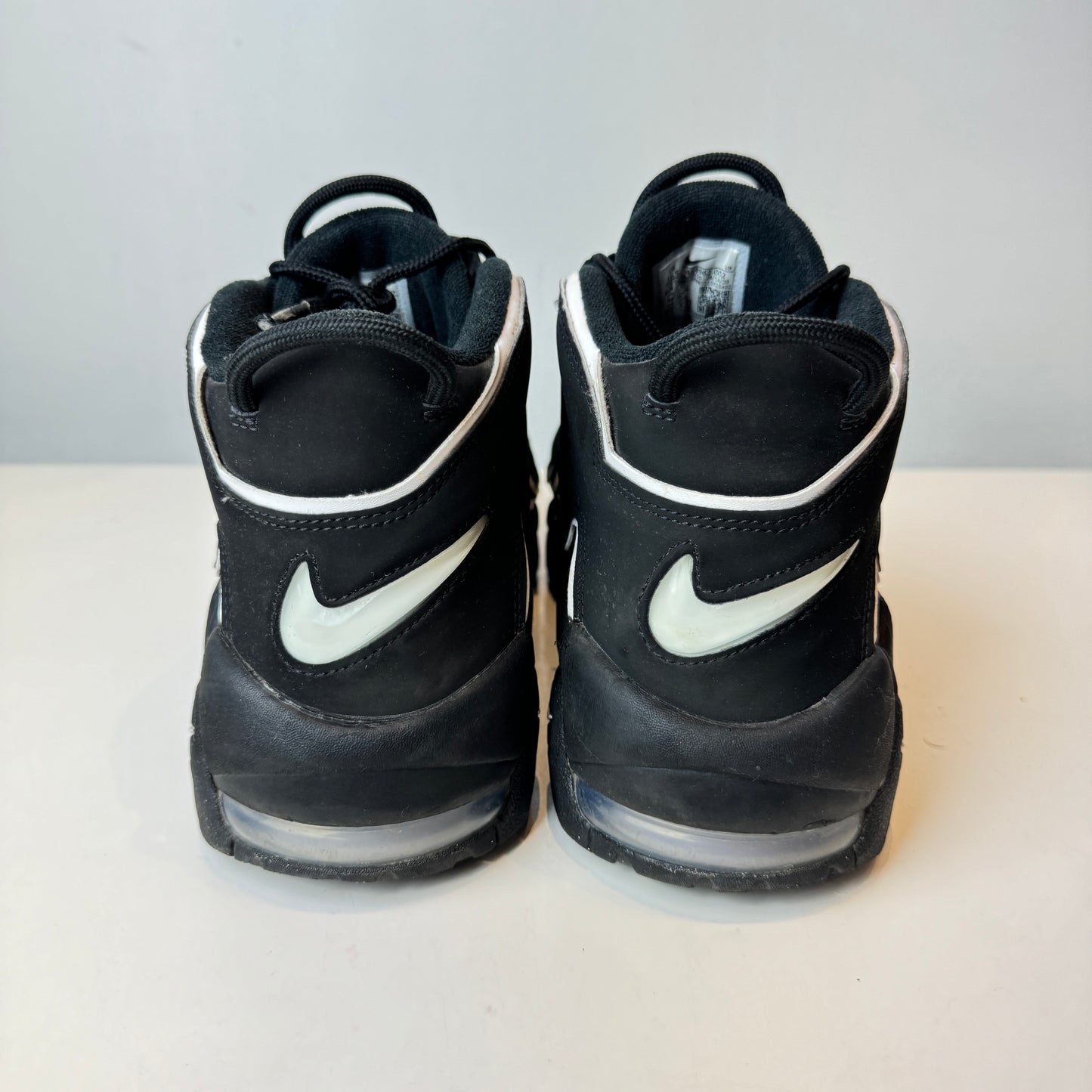 414962 002 Nike Air More Uptempo Black White [USED] - 11.5 M (Used)