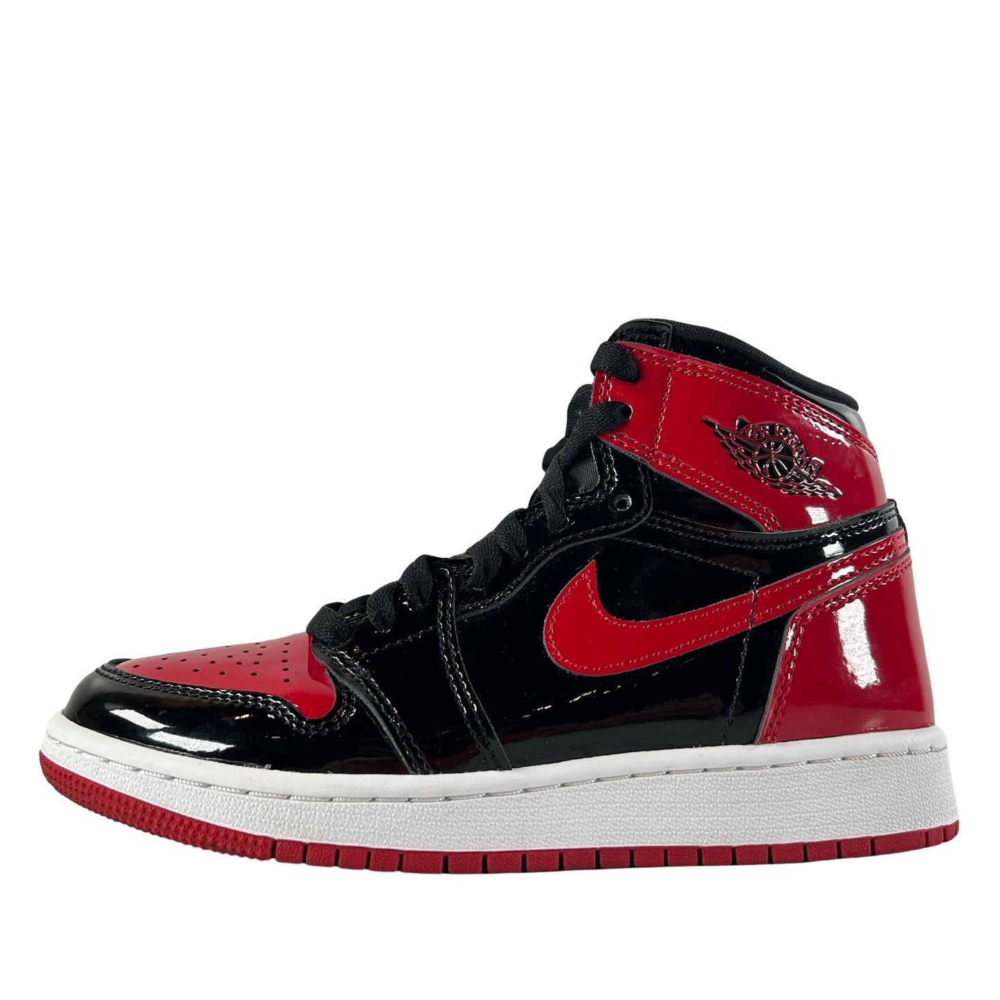 575441 063 Jordan 1 Retro High OG Patent Bred (GS) [USED] - 3.5 Y (Used) (No Box)