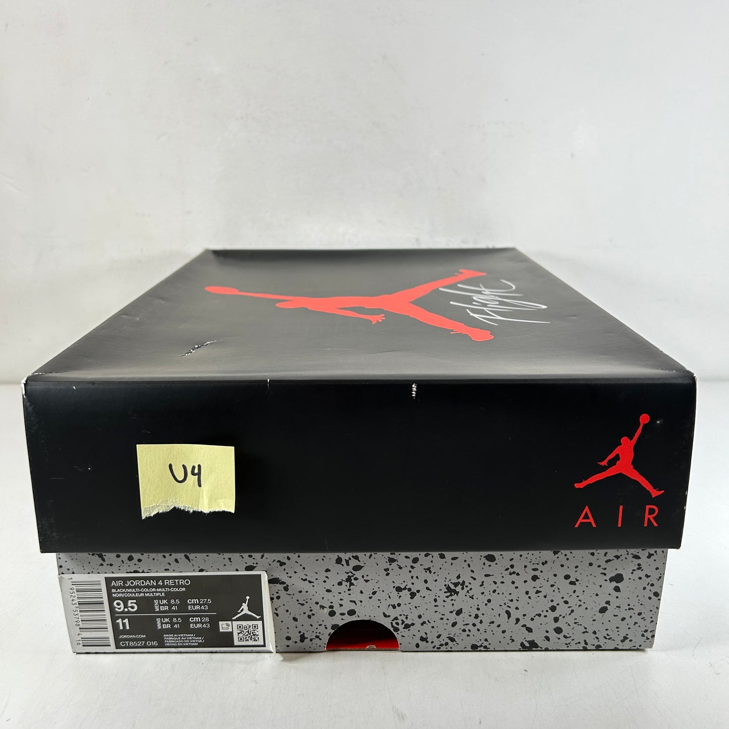 CT8527 016 Jordan 4 Retro Red Thunder [USED] - 9.5 M (Used4)