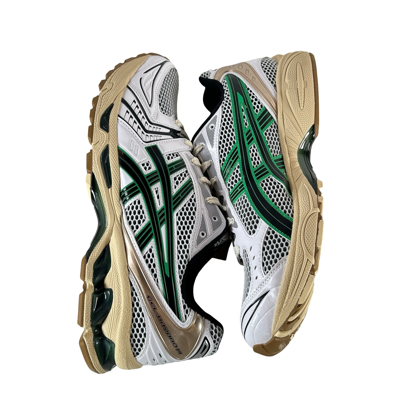 1203A740 103 ASICS Gel-Kayano 14 White Hinoki Beige [USED] - 11 M (Used)
