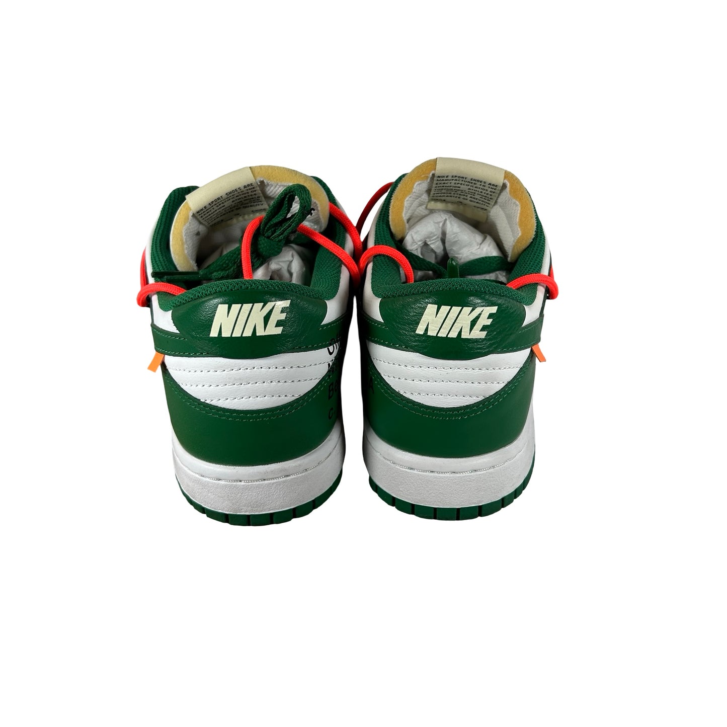 CT0856 100 Nike Dunk Low Off-White Green [USED] - 9 M (Used2)