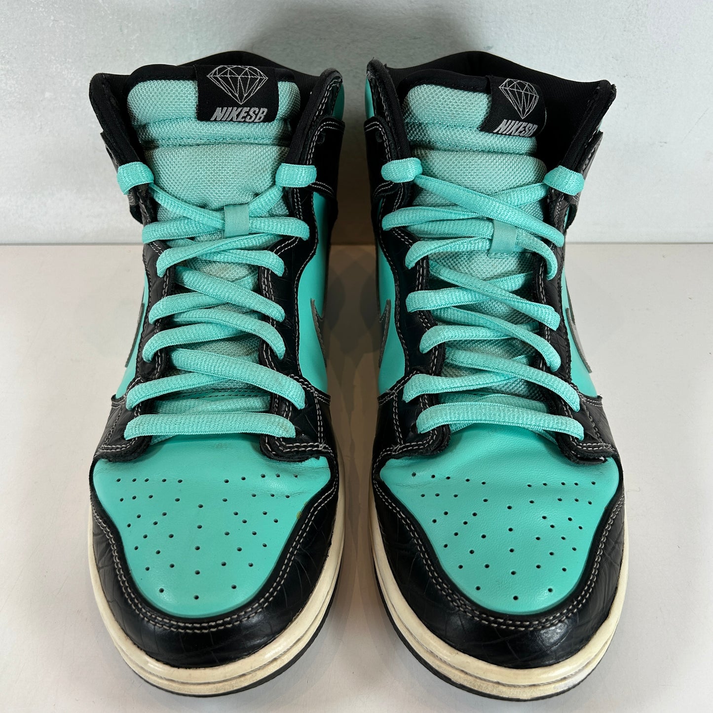 653599 400 Nike SB Dunk High Diamond Supply Co. Tiffany [USED] - 10.5 M (Used)