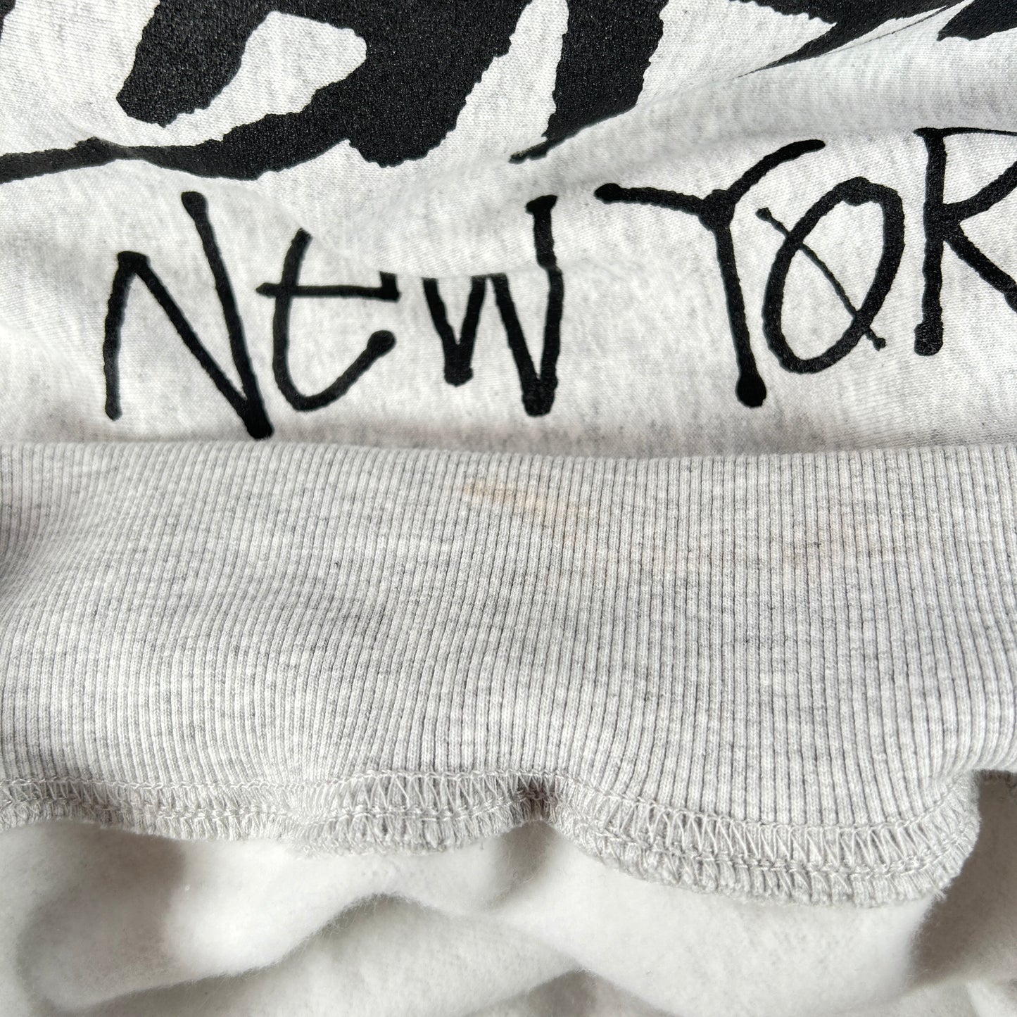 Stussy Stock New York Hoodie Grey [USED] - S (Used)