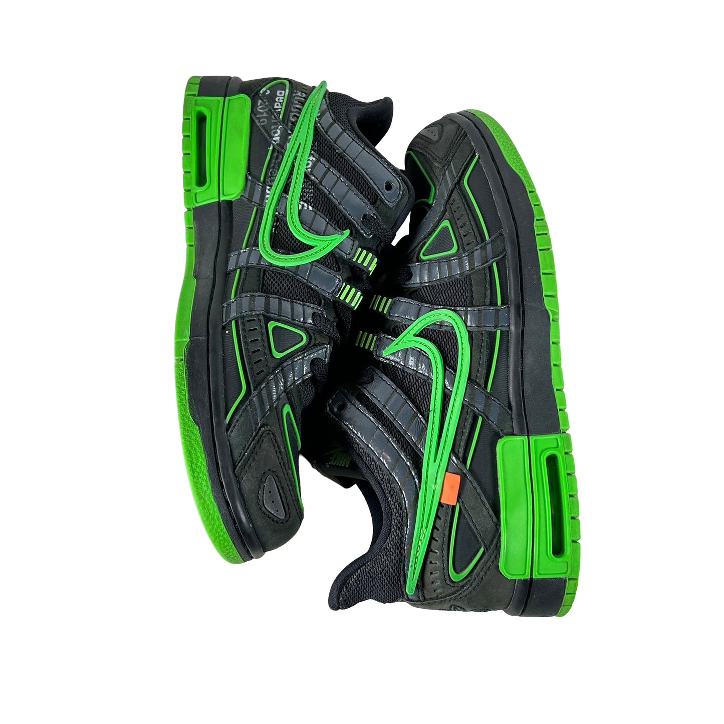 CU6015 001 Nike Air Rubber Dunk Off-White Green Strike [USED] - 8 M (Used)