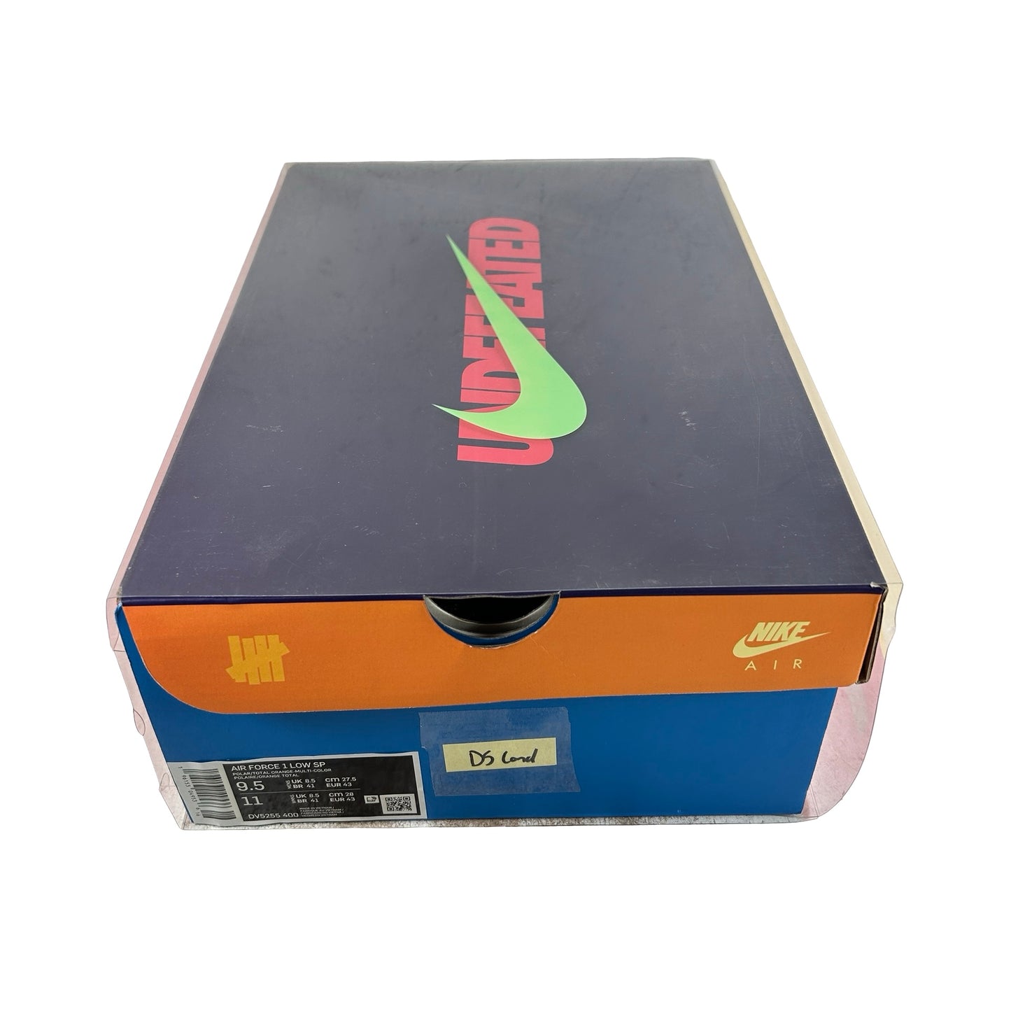 DV5255 400 Nike Air Force 1 Low SP UNDFTD Multi-Patent [CONDITIONAL] - 9.5 M (Yellowing)