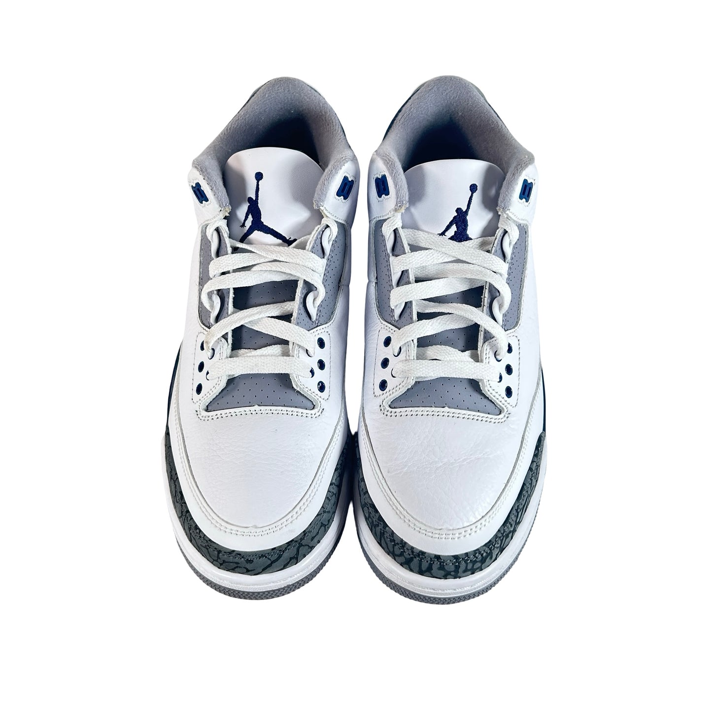 CT8532 140 Jordan 3 Retro Midnight Navy [USED] - 9 M (Used) (No Box)