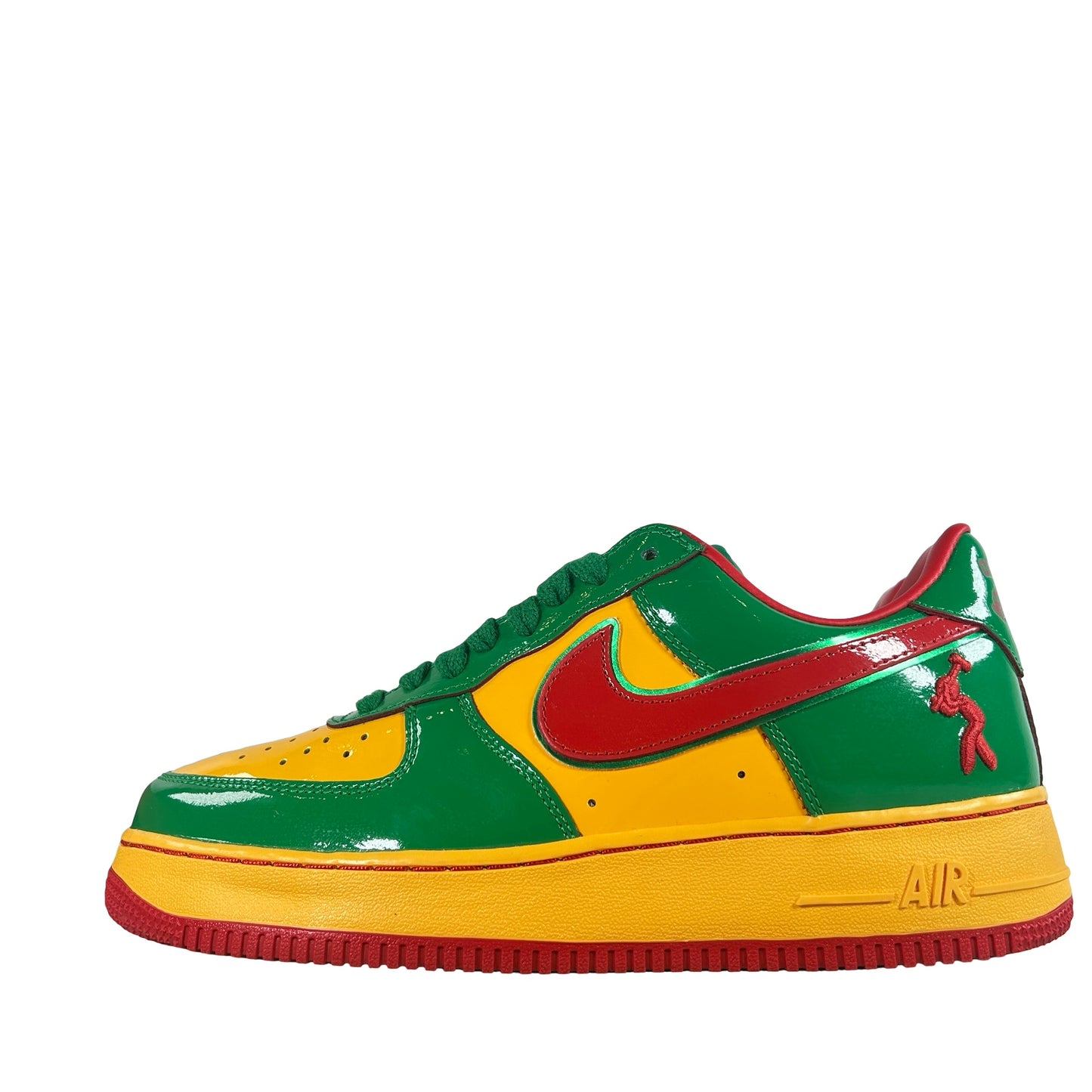 IH4383 300 Nike Air Force 1 Low Lil Yachty Concrete Boys Lucky Green [USED] - 9 M (Used6)