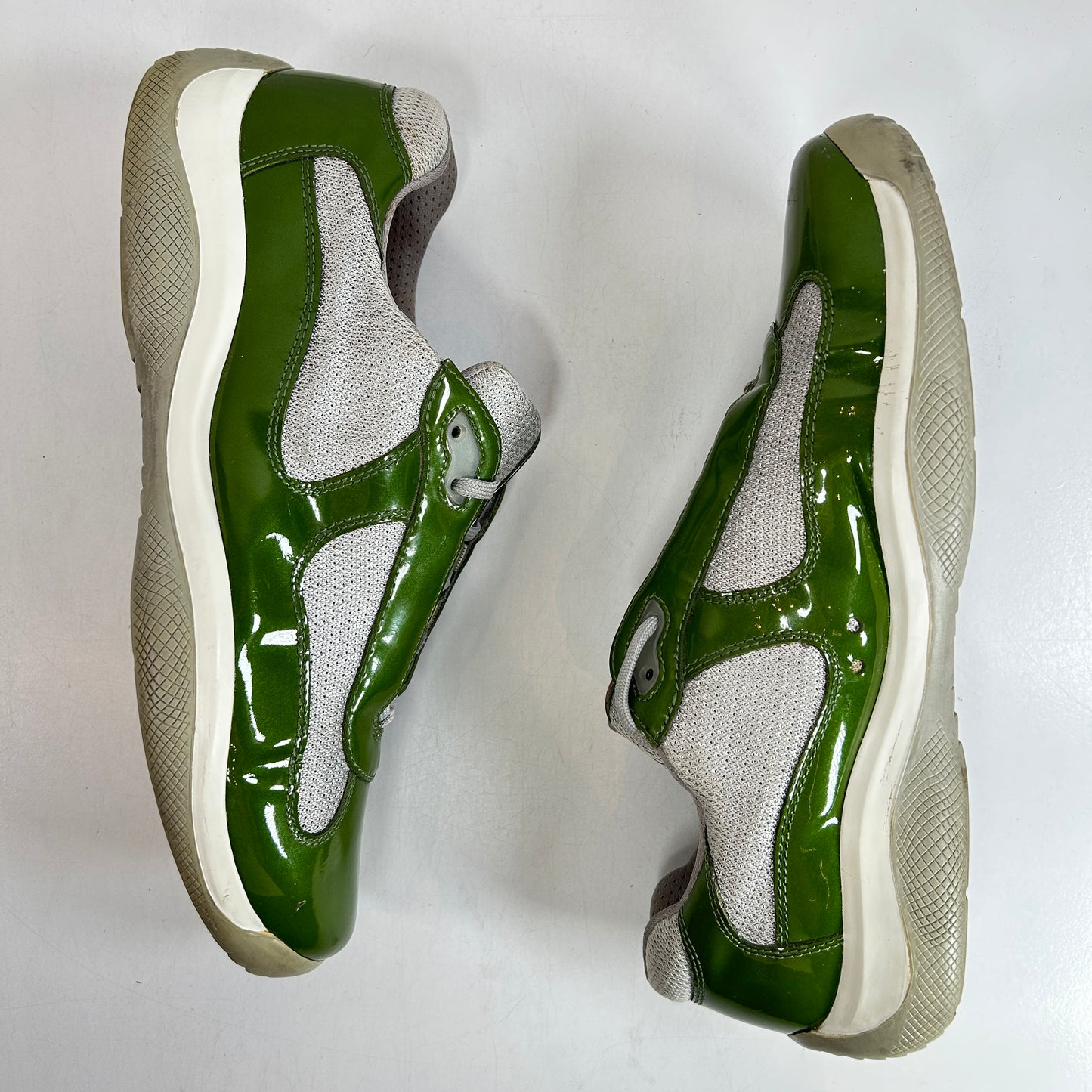 Prada America's Cup Green Silver [USED] - 9 M (Used) (No Box)