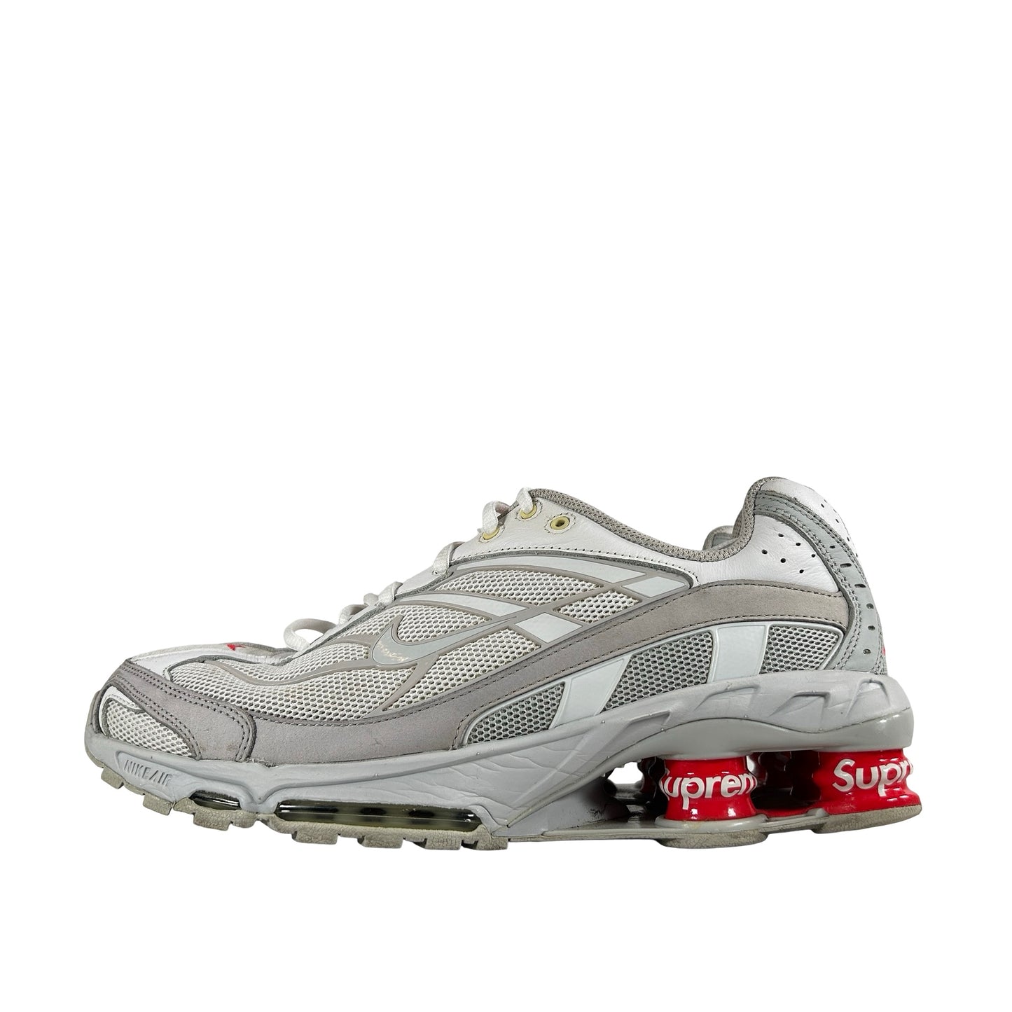 DN1615 100 Nike Shox Ride 2 SP Supreme White [USED] - 10 M (No Box) (No Insoles)