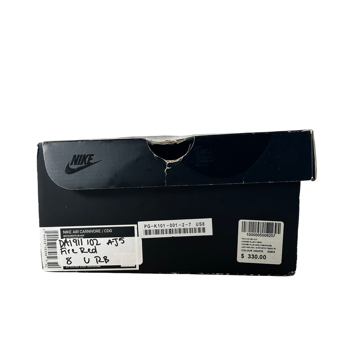 DA1911 102 Jordan 5 Fire Red [USED] - 8 M (Used (Replace Box)