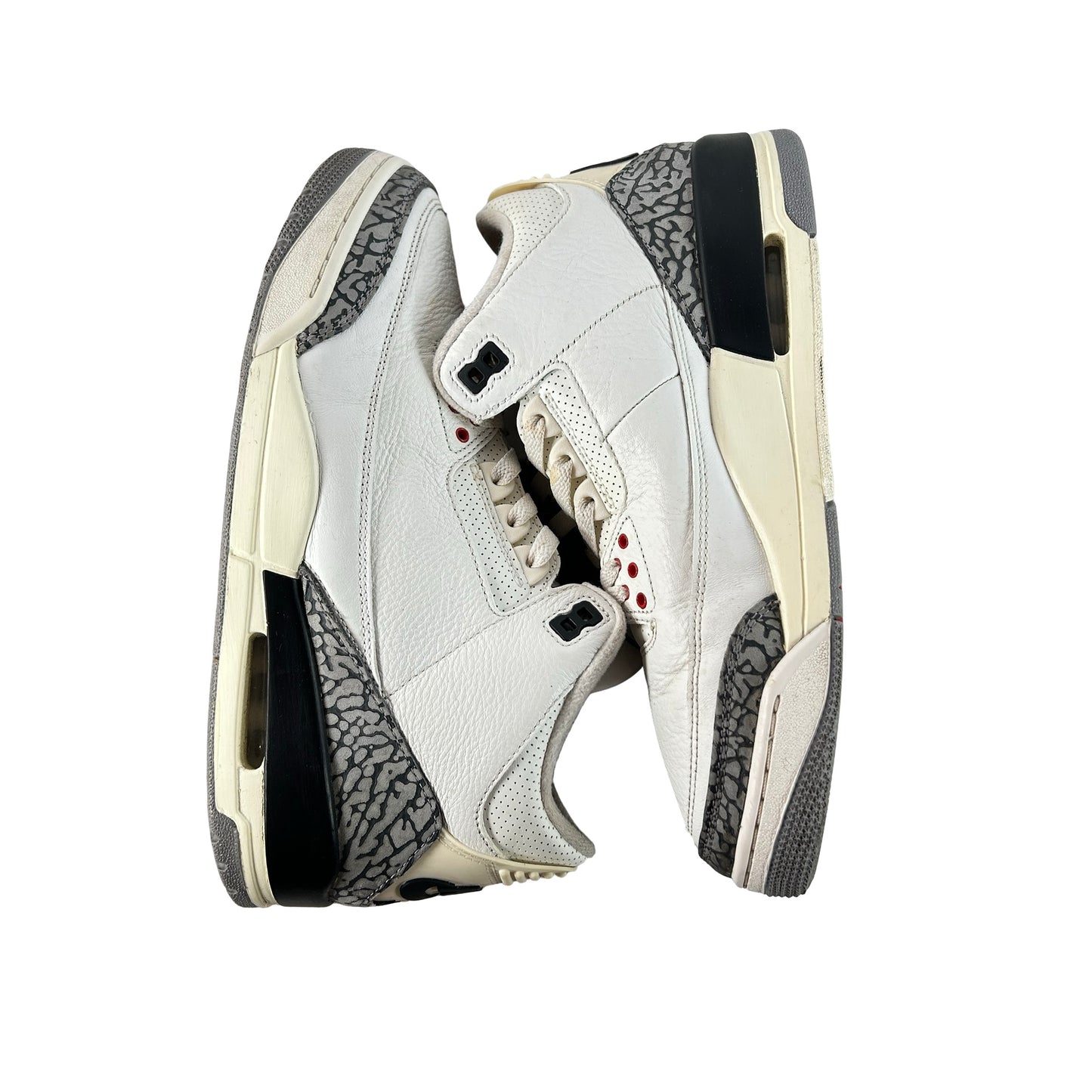 DN3707 100 Jordan 3 Retro White Cement Reimagined [USED] - 9.5 M (Used25)