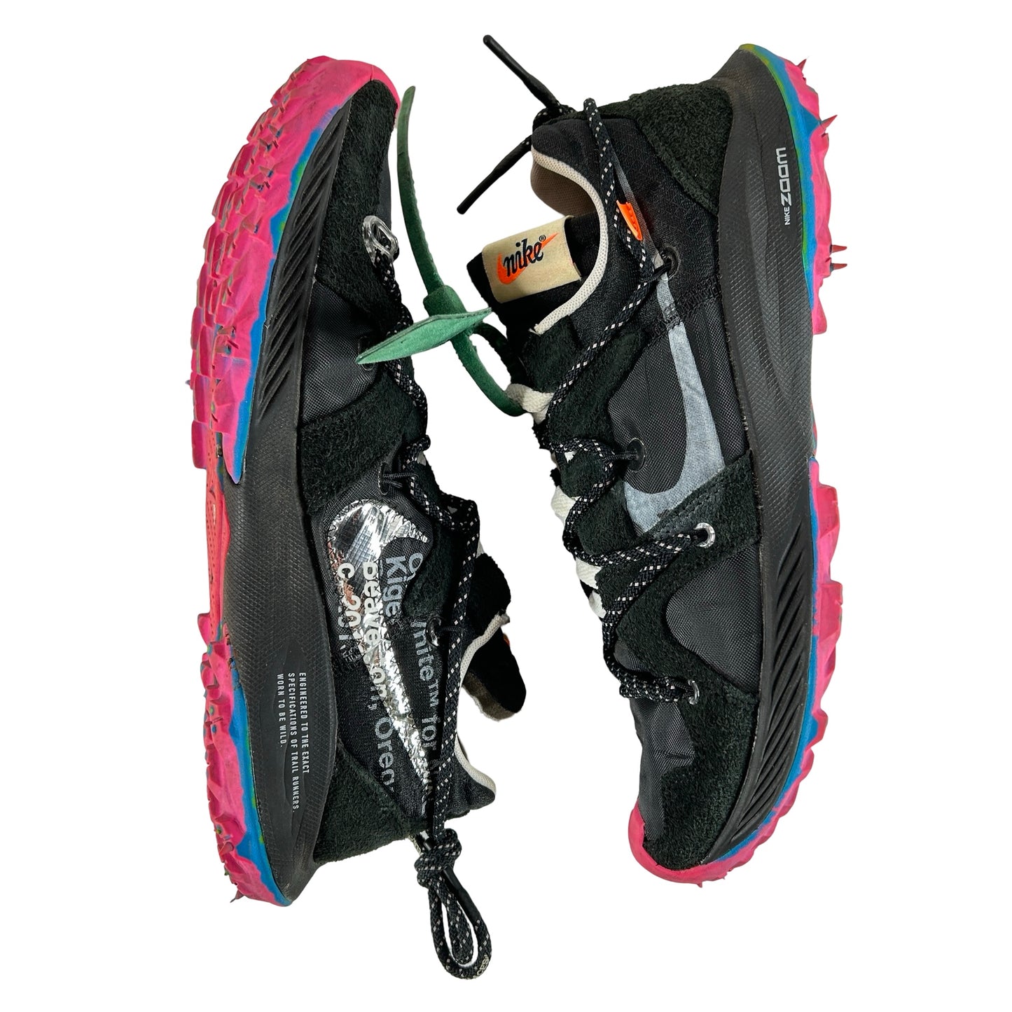 CD8179 001 Nike Zoom Terra Kiger 5 Off-White Black (Women's) [USED] - 10 W (Used)