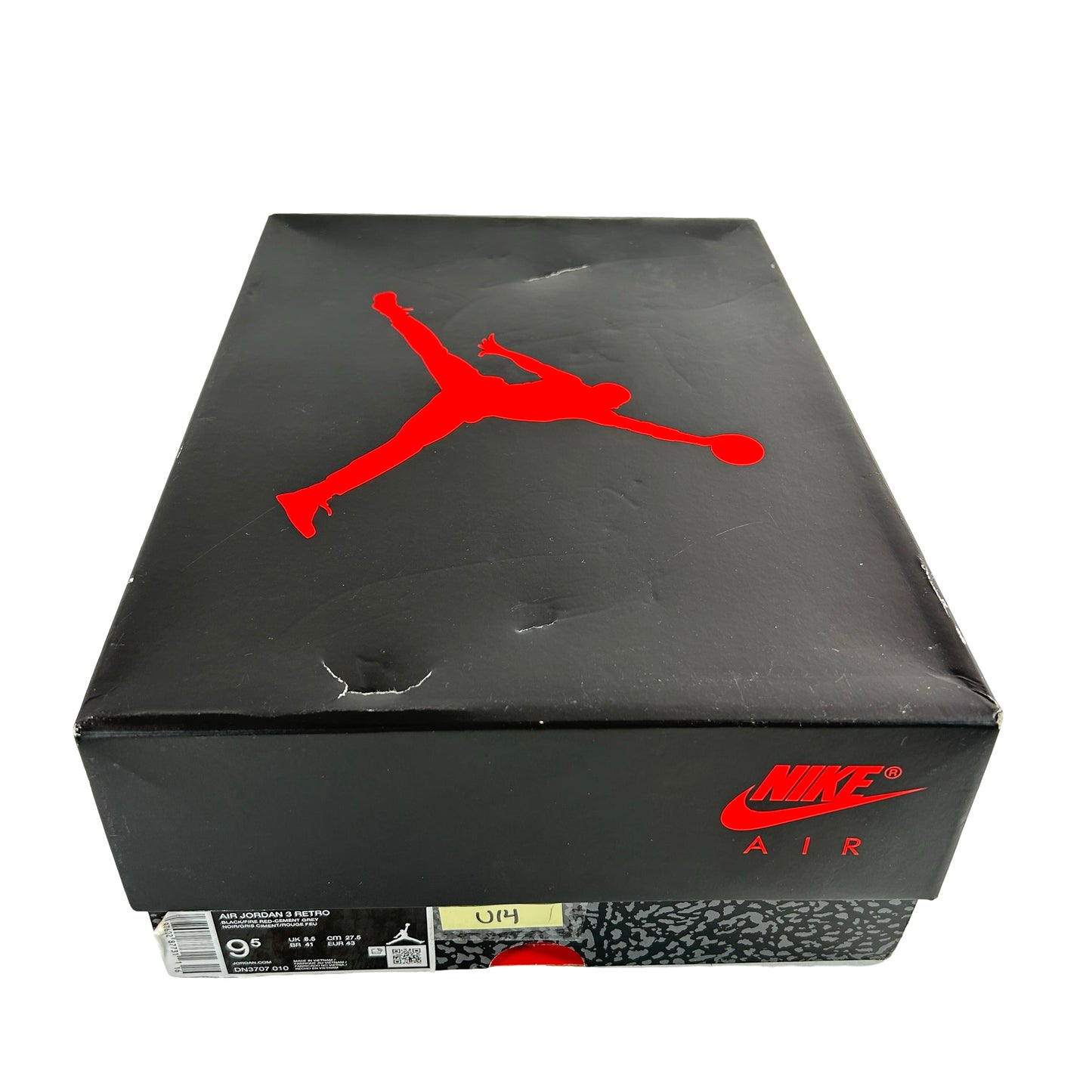 DN3707 010 Jordan 3 Retro Black Cement Reimagined (2024) [USED] - 9.5 M (Used14)