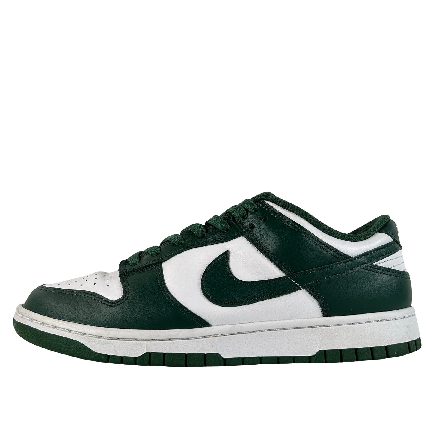 DD1391 101 Nike Dunk Low Michigan State [USED] - 9 M (Used2)