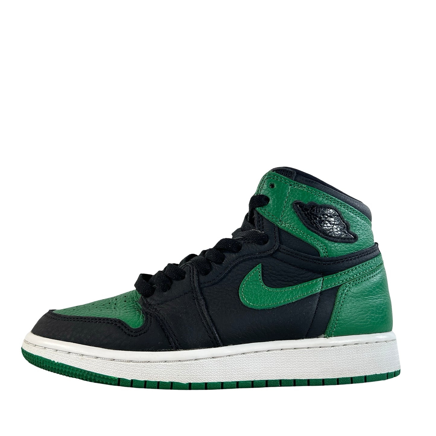 575441 030 Jordan 1 Retro High Pine Green Black (GS) [USED] - 4 Y (Used) (No Box)