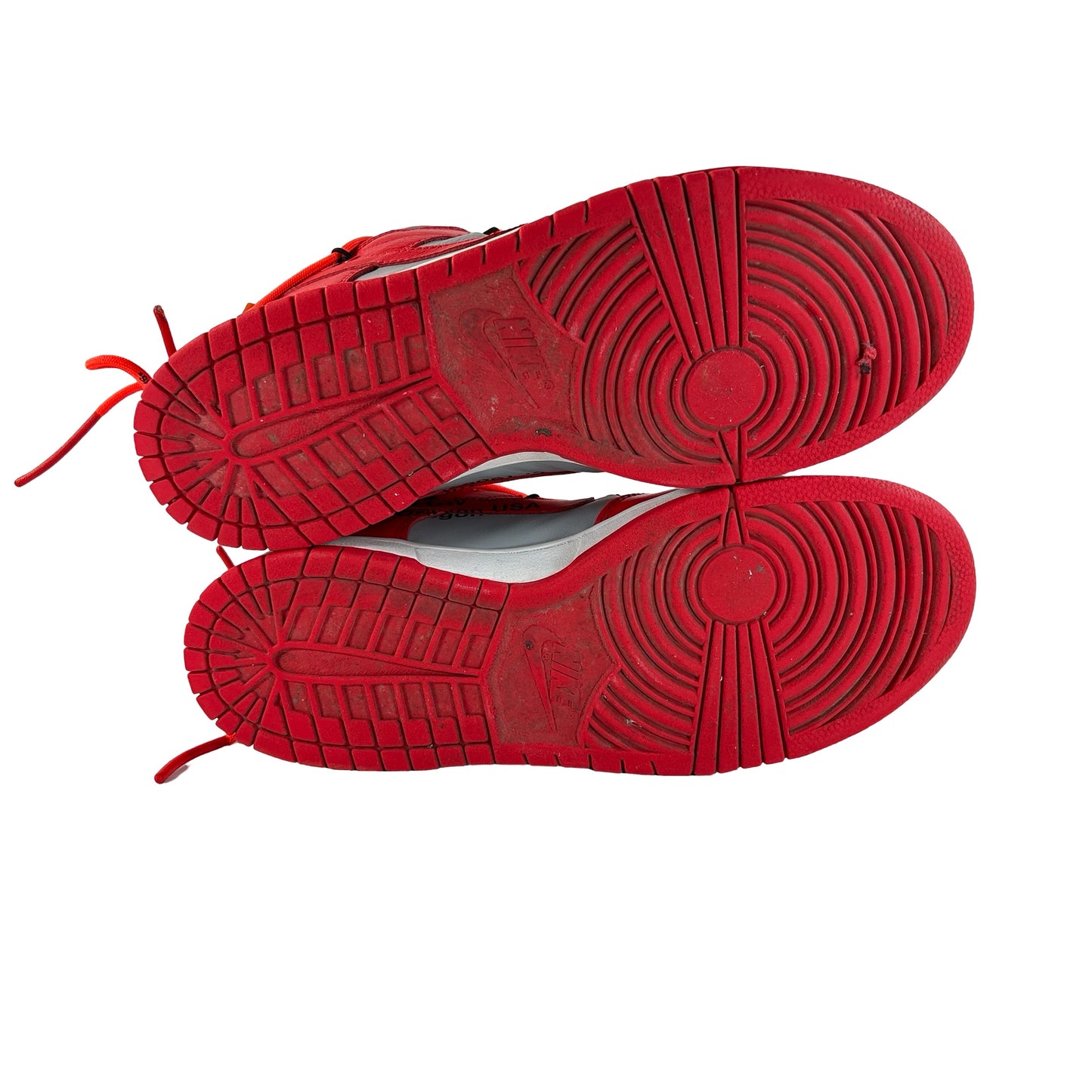 CT0856 600 Dunk Low Off-White Red [USED] - 9.5 M (Used)