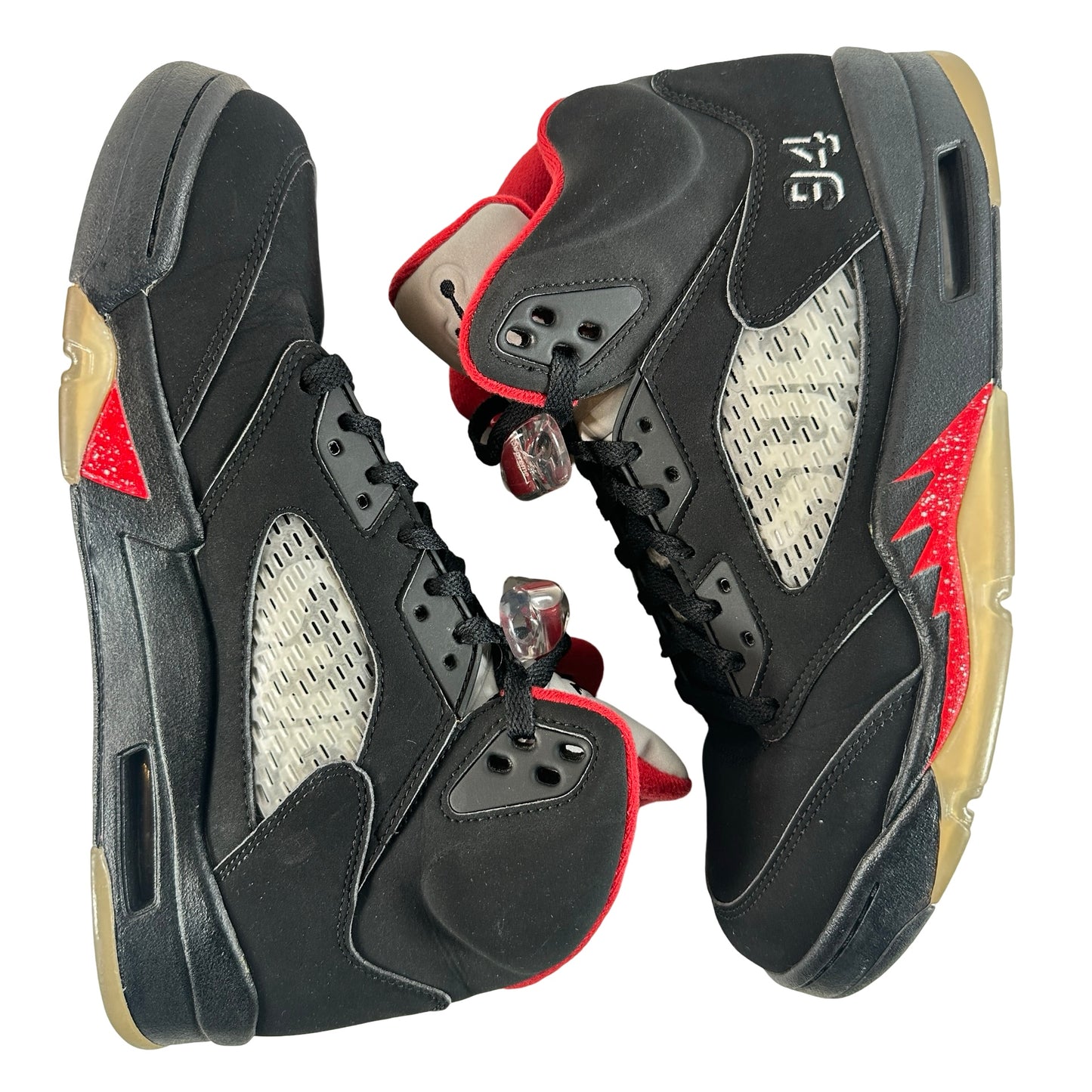 824371 001 Jordan 5 Retro Supreme Black [USED] - 9 M (Used)