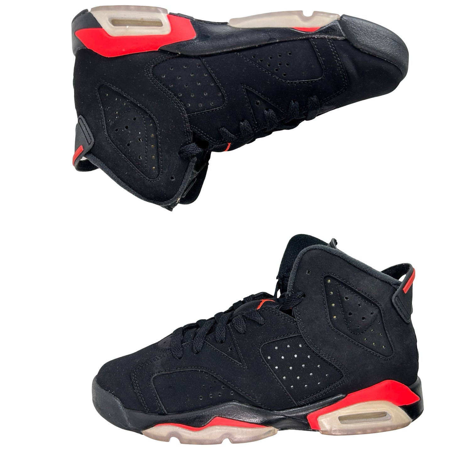 384665 060 Jordan 6 Black Infrared 2019 (GS) - 5.5 Y (Used)