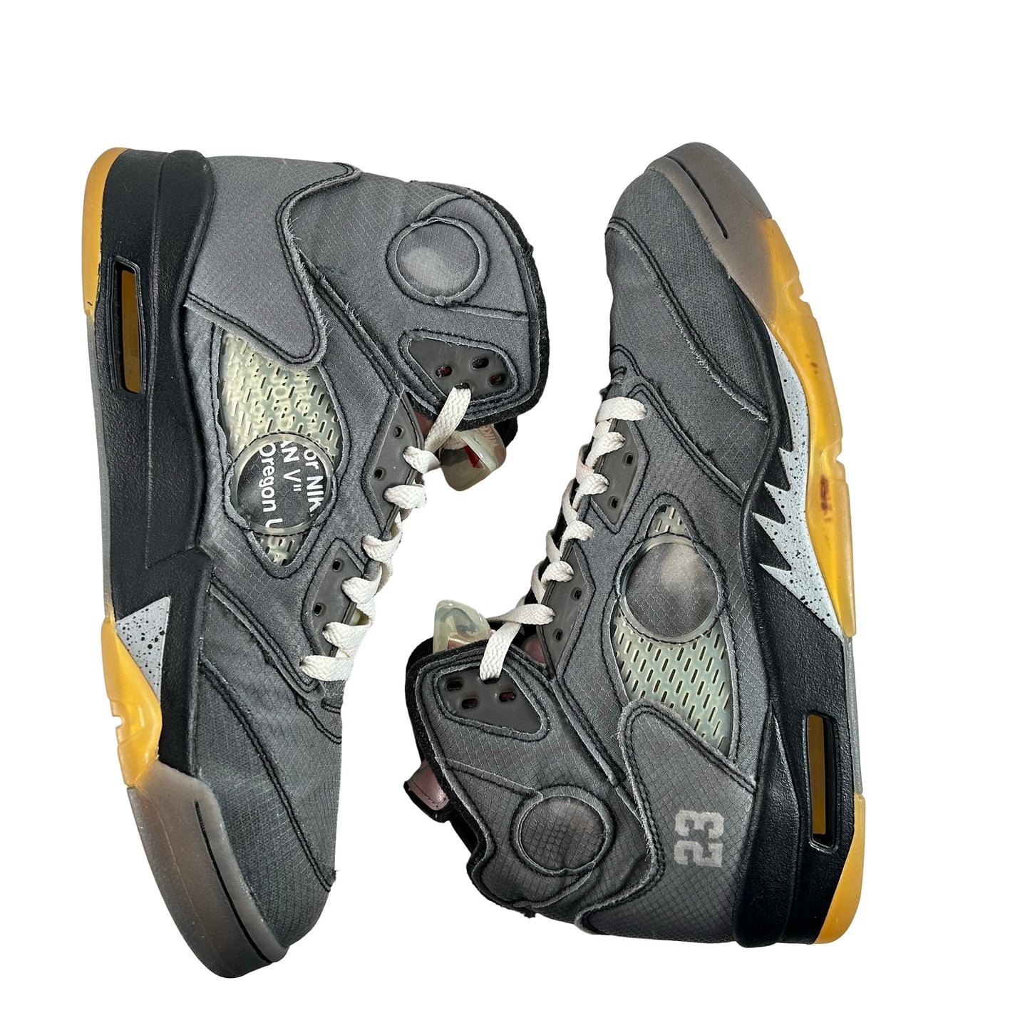 CT8480 001 Jordan 5 Off-White Black [USED] - 11 M (Used6)