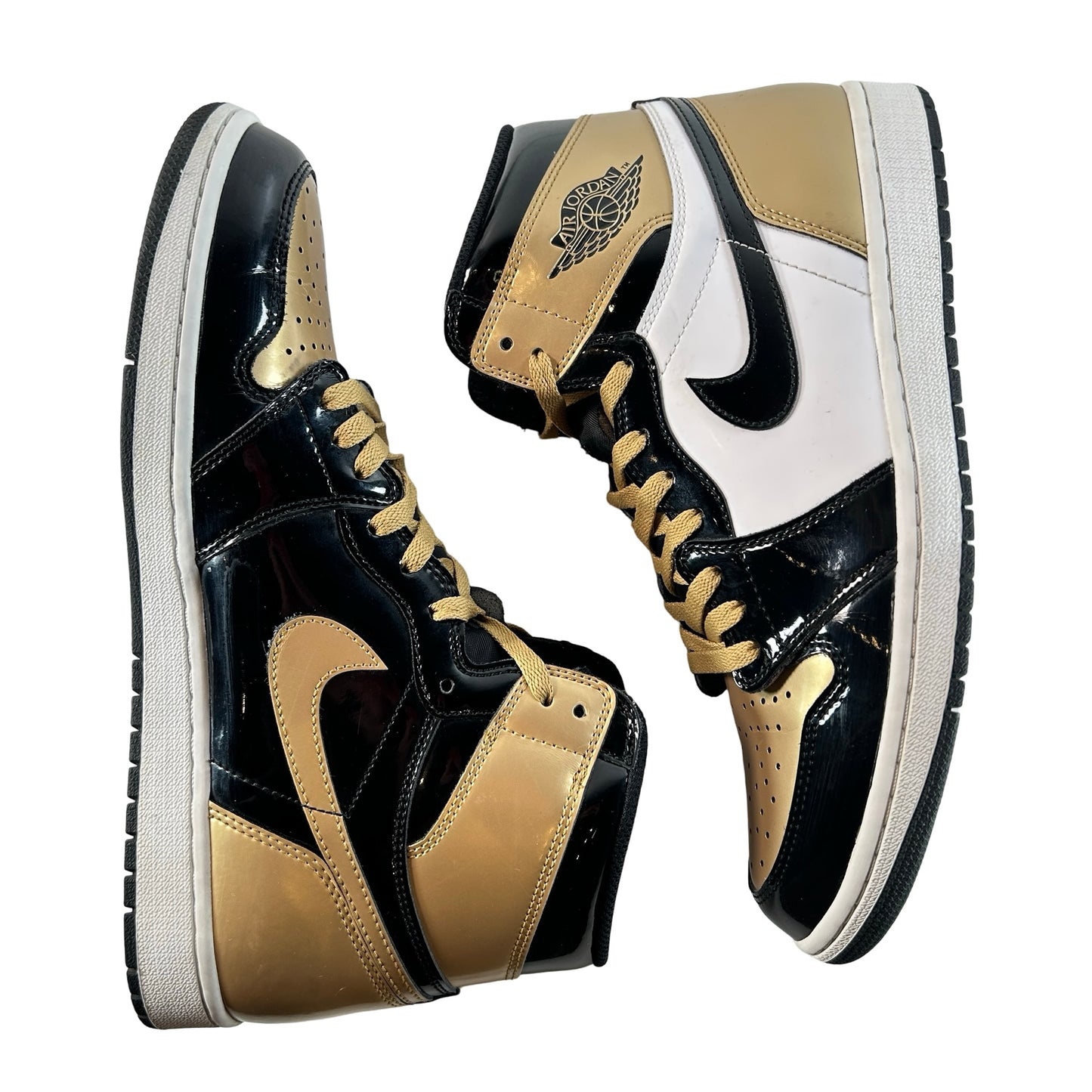 861428 007 Jordan 1 Retro High NRG Patent Gold Toe [USED] - 11.5 M (Used2)