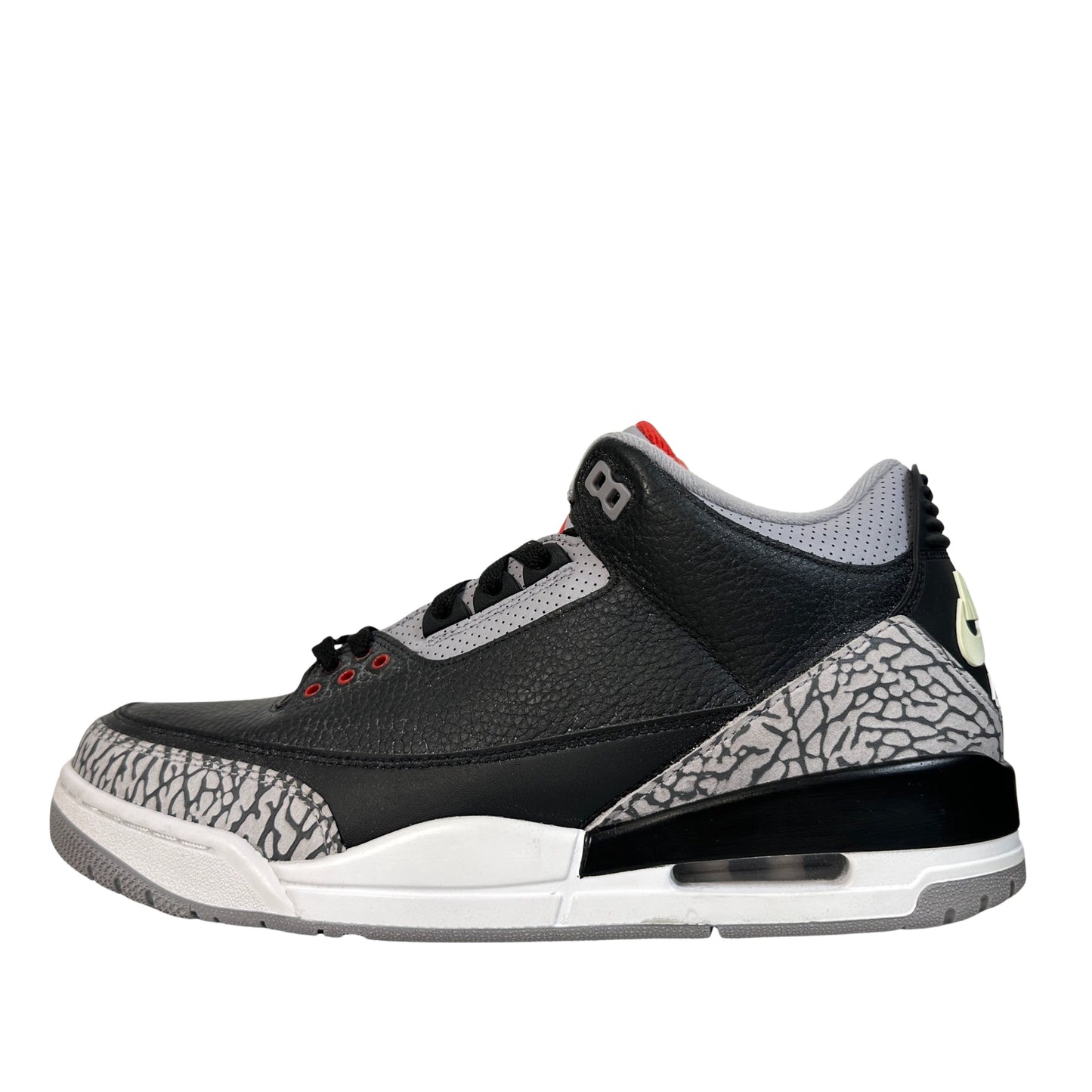 854262 001 Jordan 3 Black Cement 2018 [CONDITIONAL] - 10.5 M (Yellowing Heel Tab)