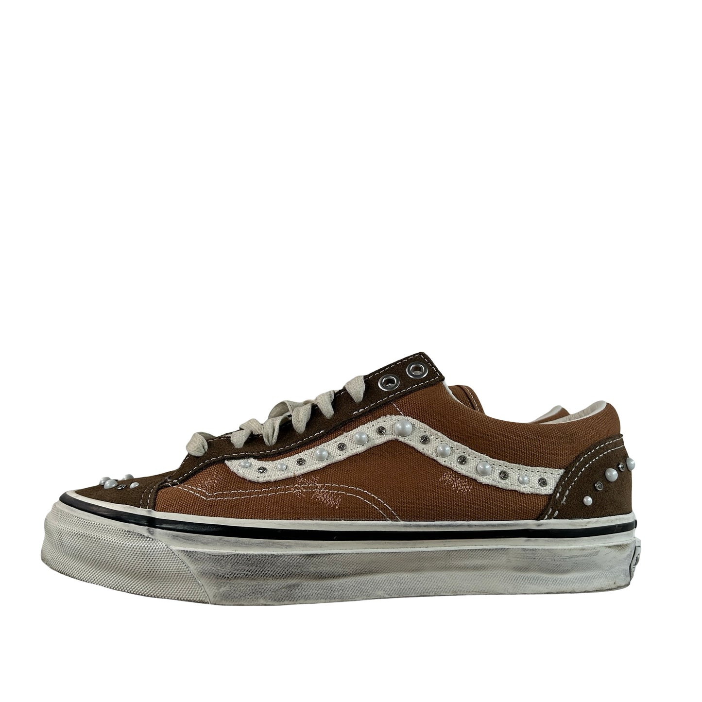 VN000E8VFST Vans LX Old Skool 36 Pearlized Pack Vintage Cocoa Brown [USED] - 8 M (Used)