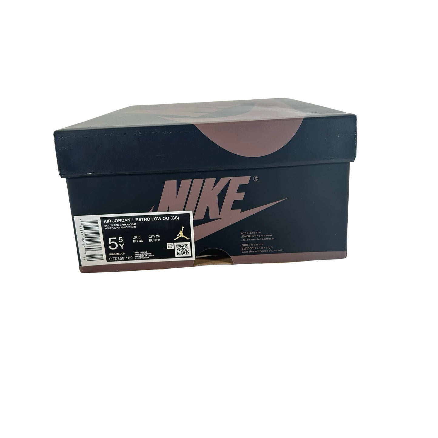 CZ0858 102 Jordan 1 Retro Low OG Mocha (GS) [USED] - 5.5 Y (Used)