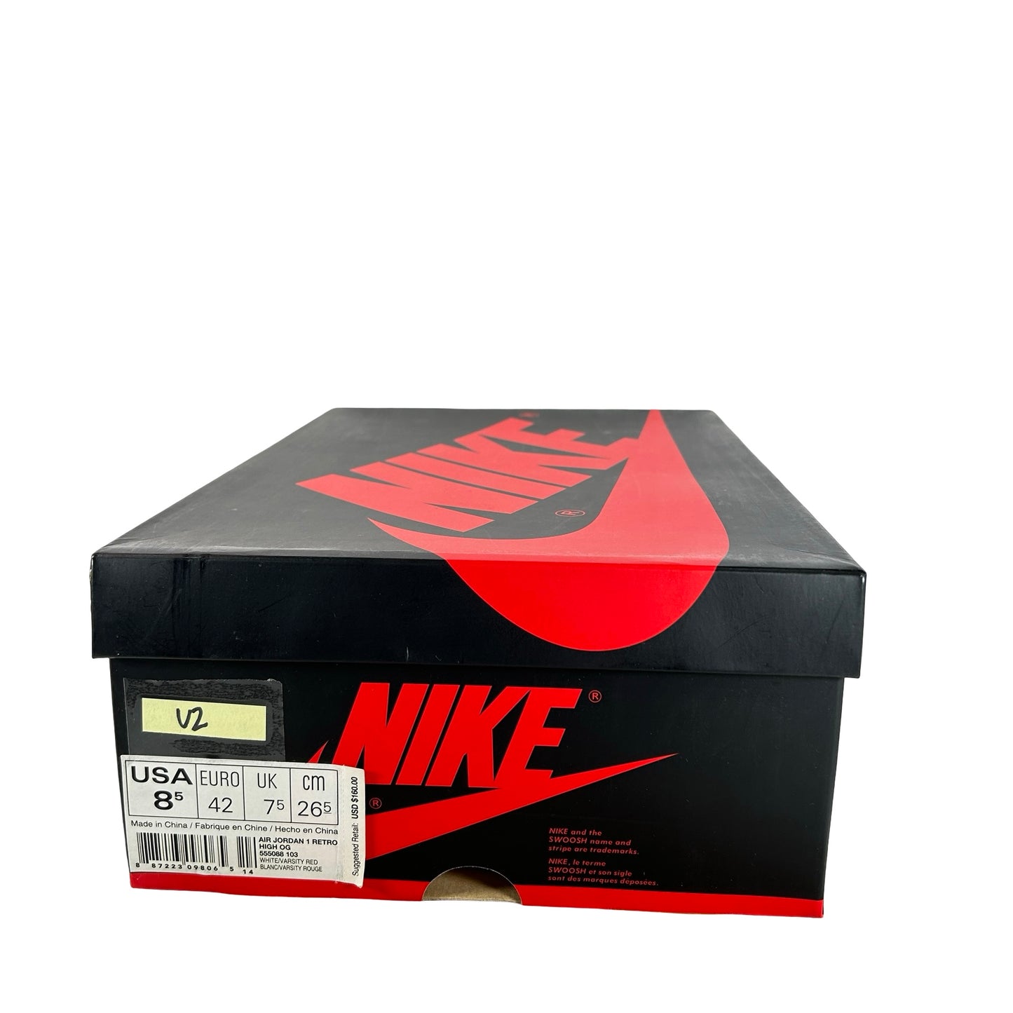 555088 103 Jordan 1 Retro Metallic Red (2017) [USED] - 8.5 M (Used2)
