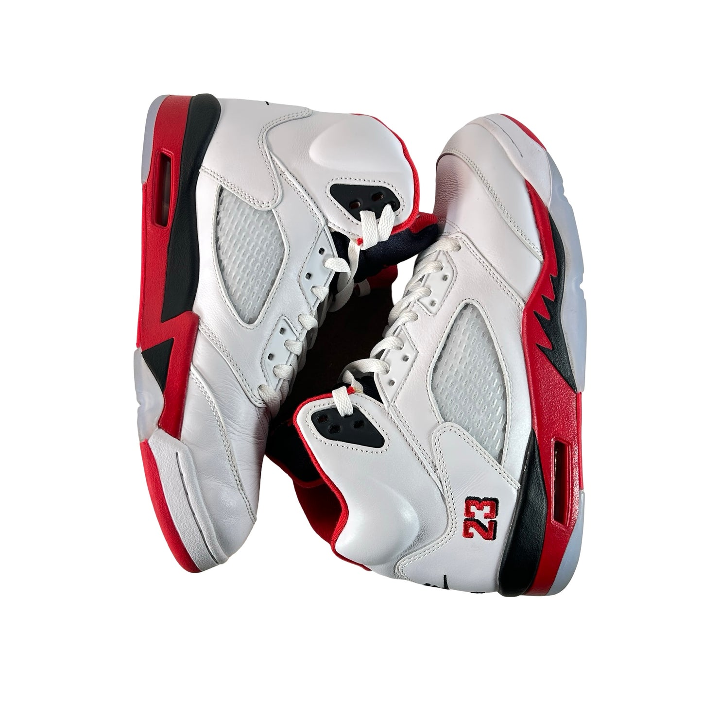 HQ7978 101 Jordan 5 Retro Fire Red Black Tongue (2025) [USED] - 10.5 M (Used5)