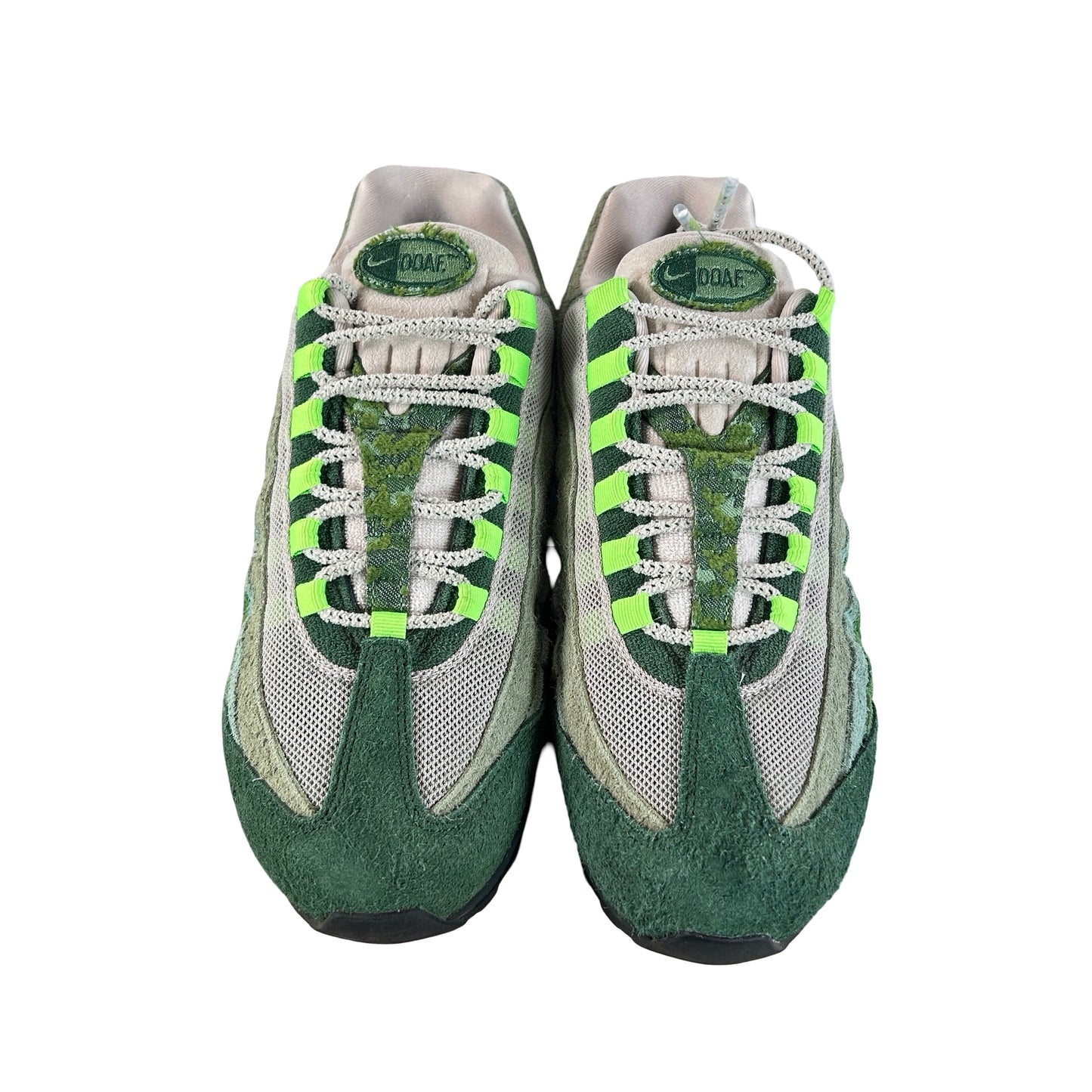 IQ3986 300 Nike Air Max 95 Big Bubble Ducks of a Feather Oregon Ducks The Woods [USED] - 9.5 M (Used)