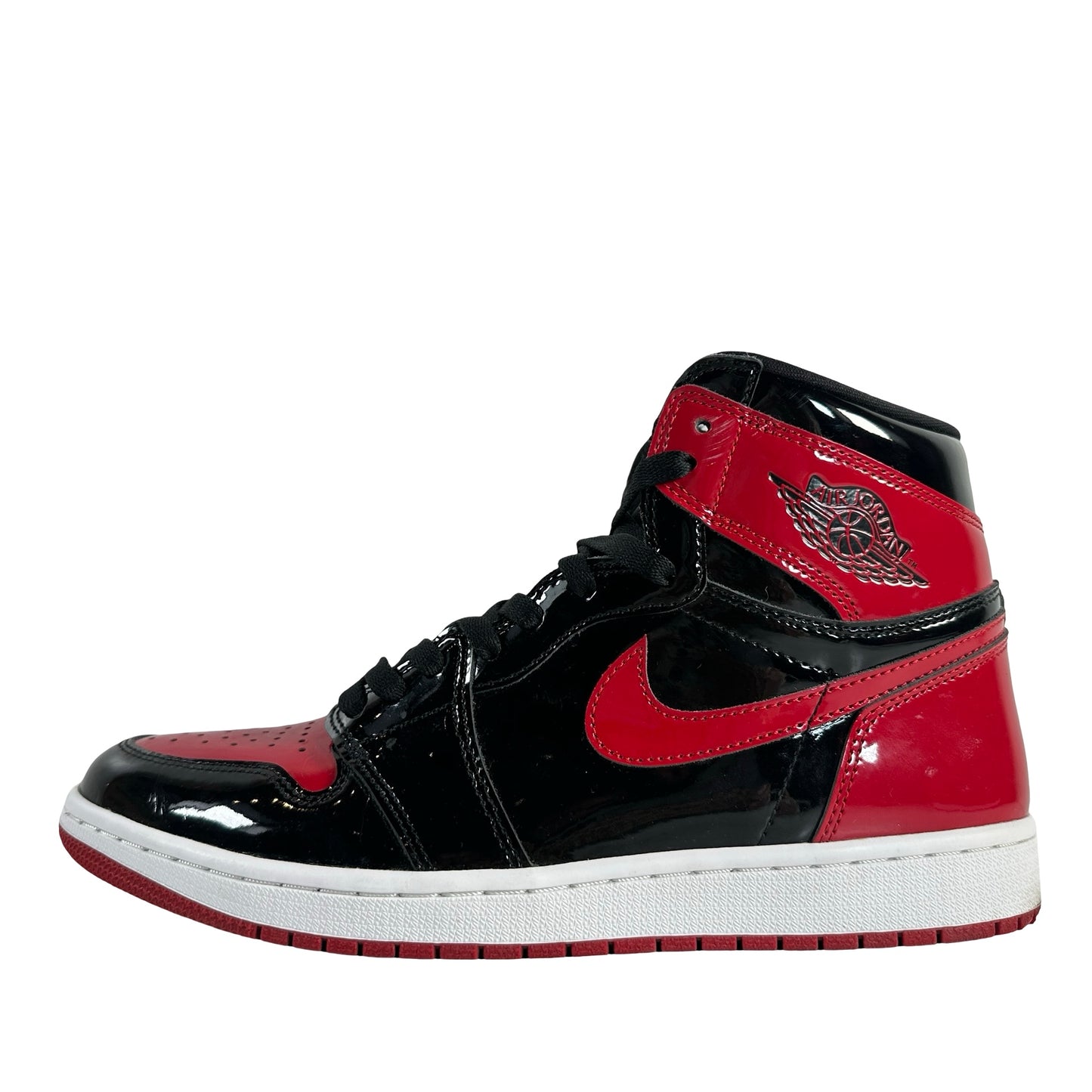 555088 063 Jordan 1 Retro High OG Patent Bred [USED] - 10.5 M (Used8)