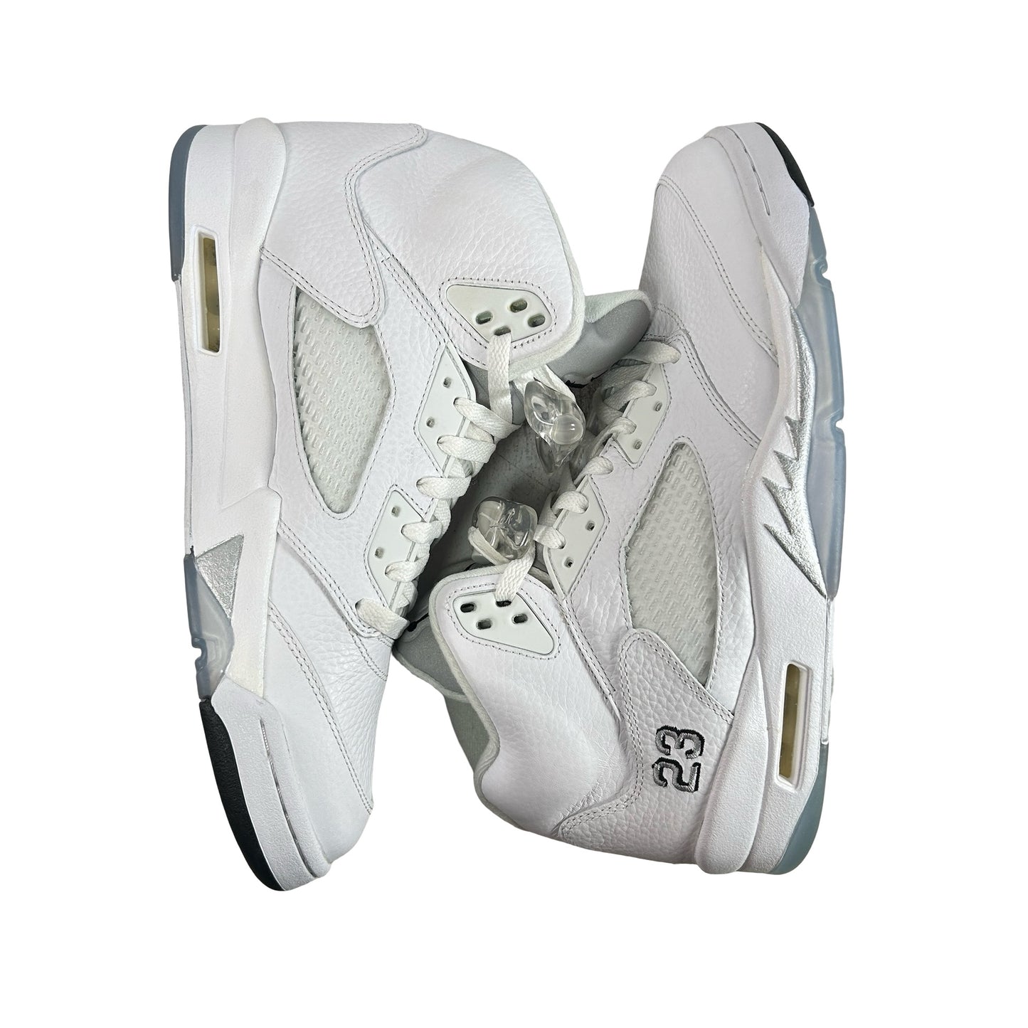 136027 130 Jordan 5 Retro Metallic White (2015) [USED] - 11 M (VNDS)